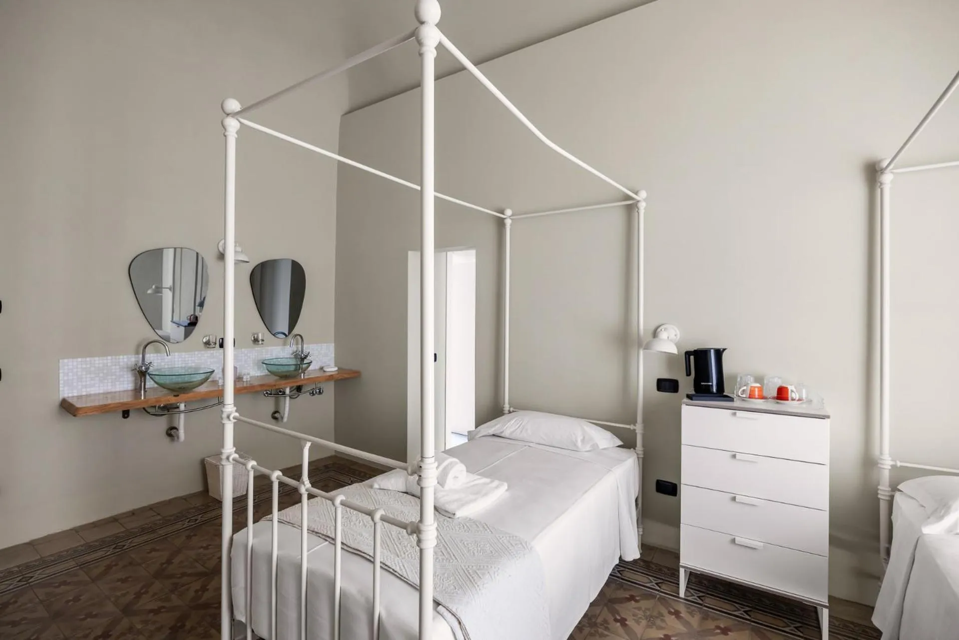 Bed in Palazzo Cavarretta - Le Stanze di Pinella