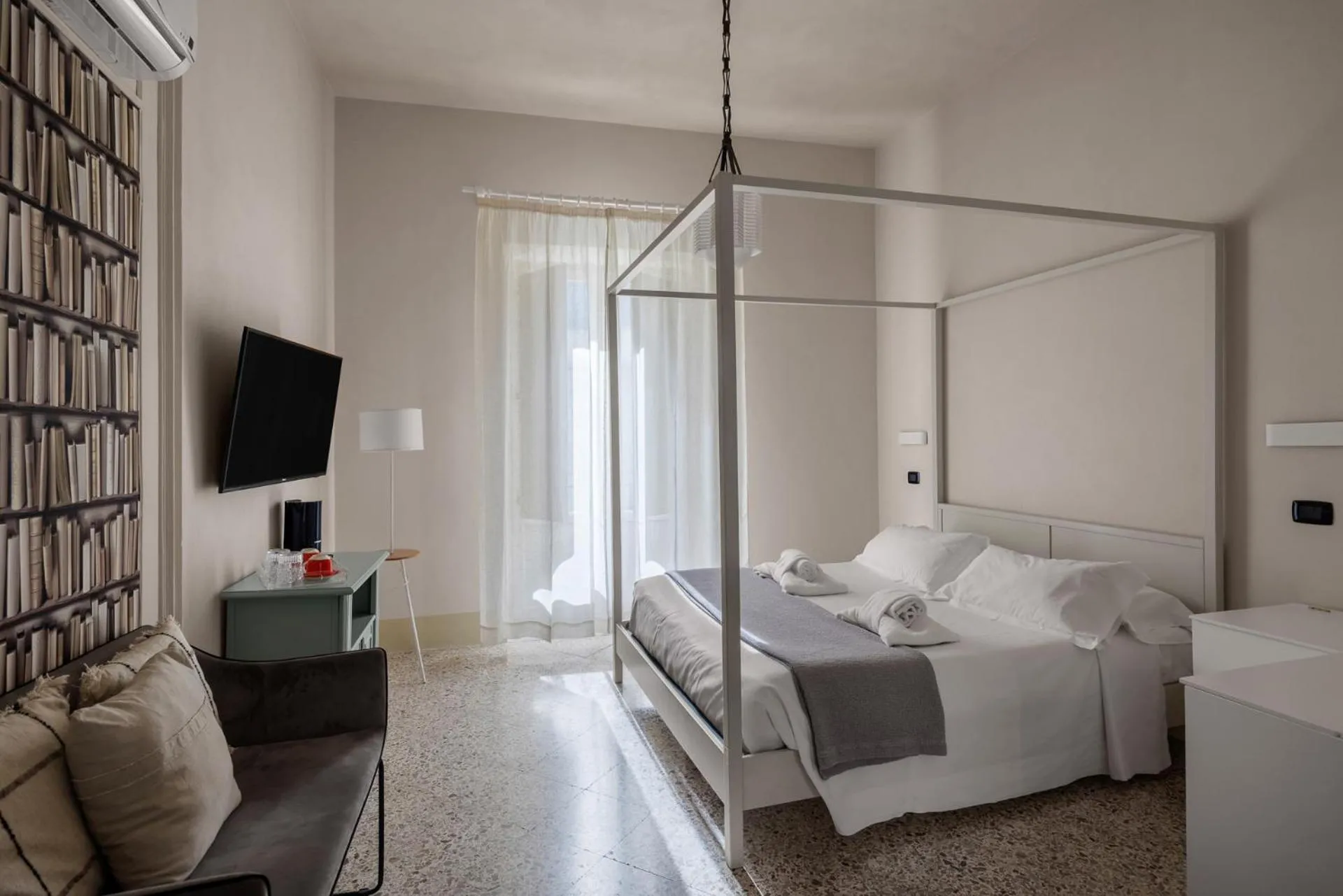 Bed in Palazzo Cavarretta - Le Stanze di Pinella