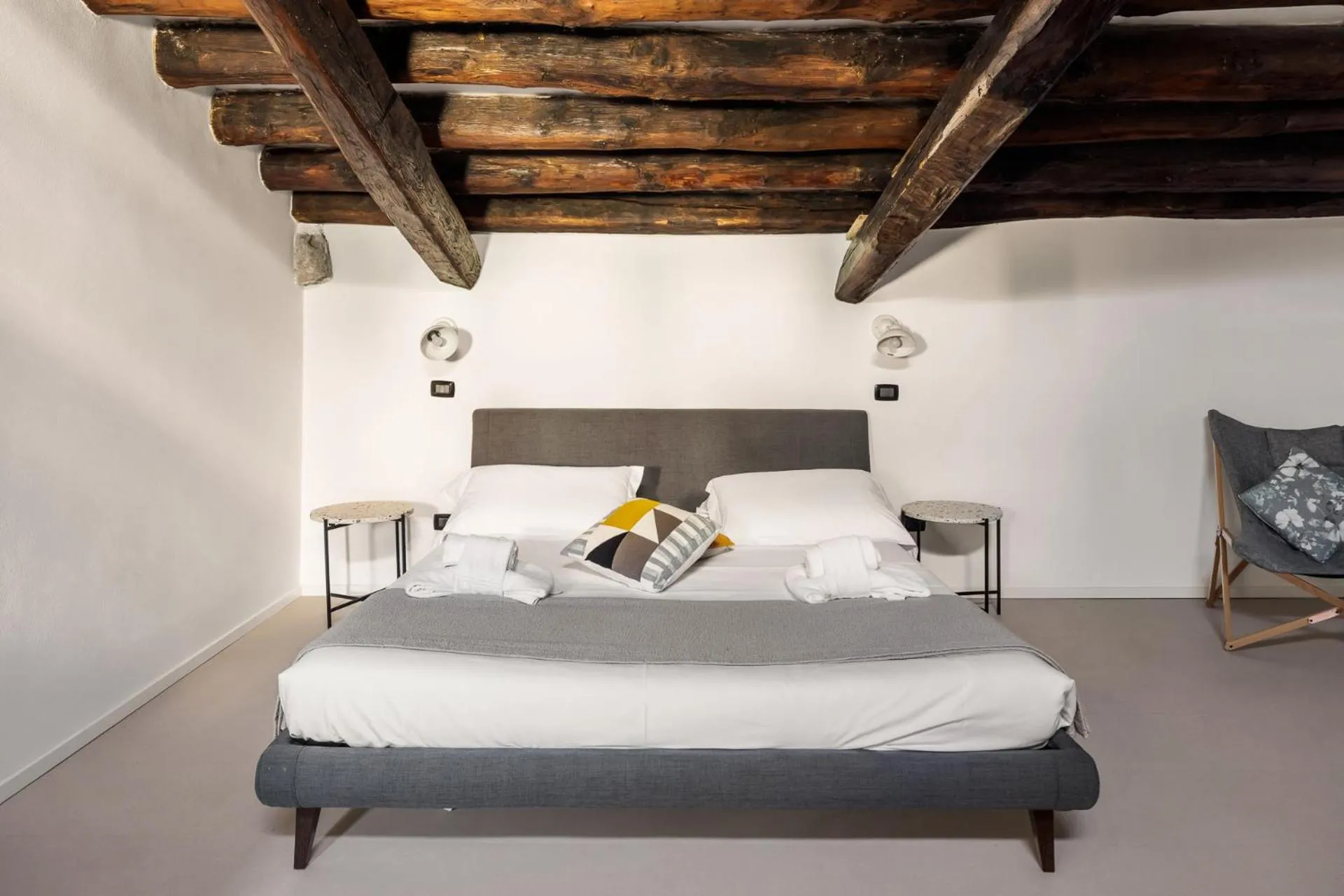 Bed in Palazzo Cavarretta - Le Stanze di Pinella