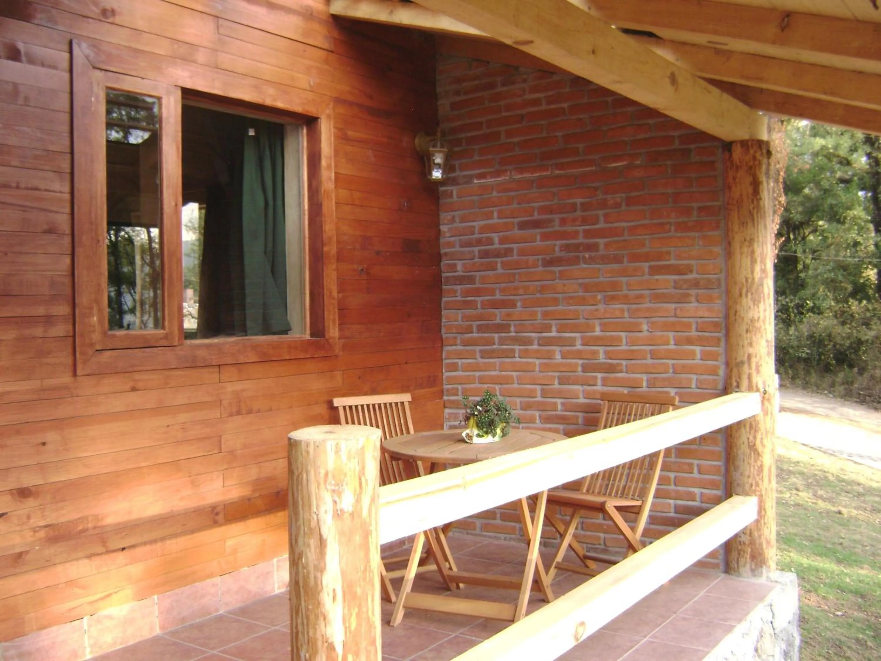Balcony/Terrace in Cabañas El Estribo Hotel