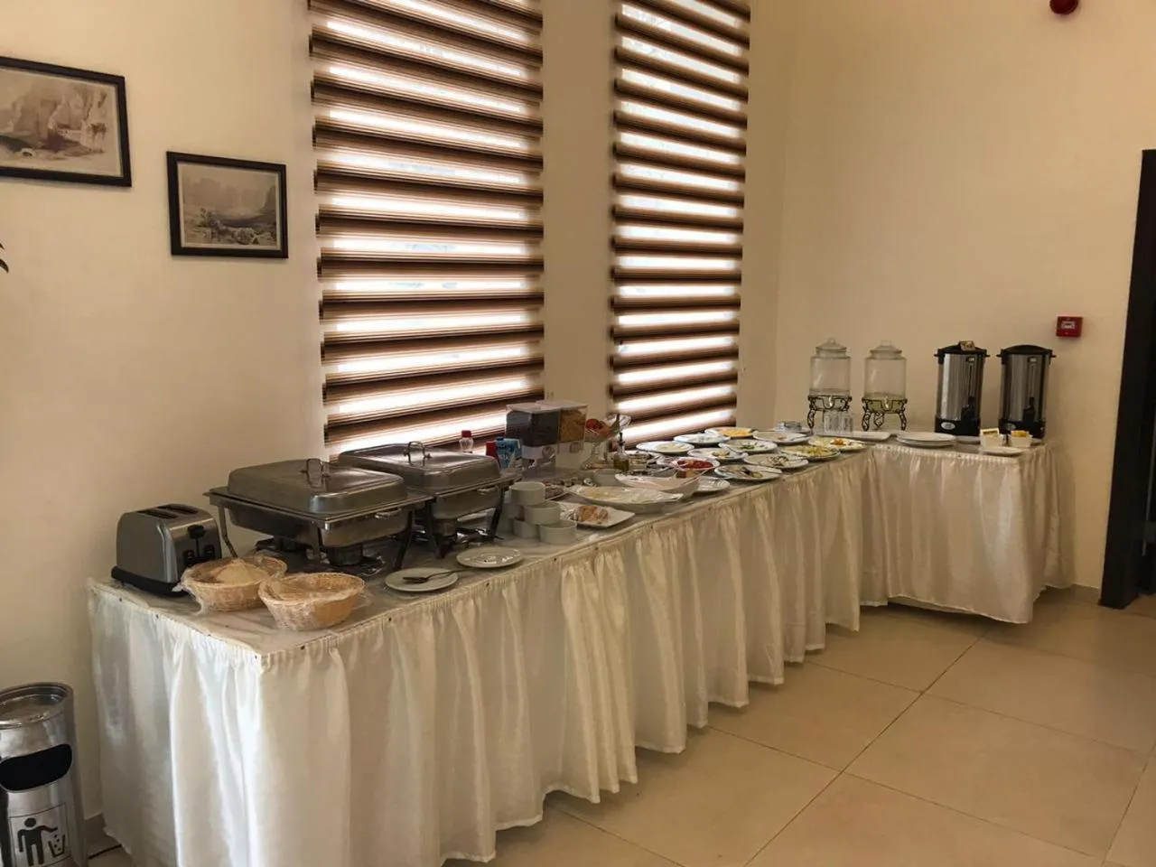 Buffet breakfast in Petra Heart Hotel