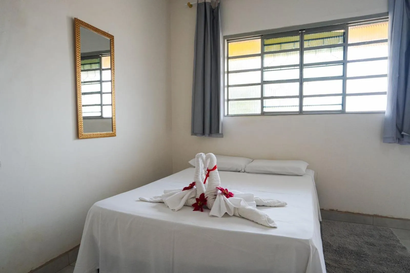 Bed in Pousada Mota