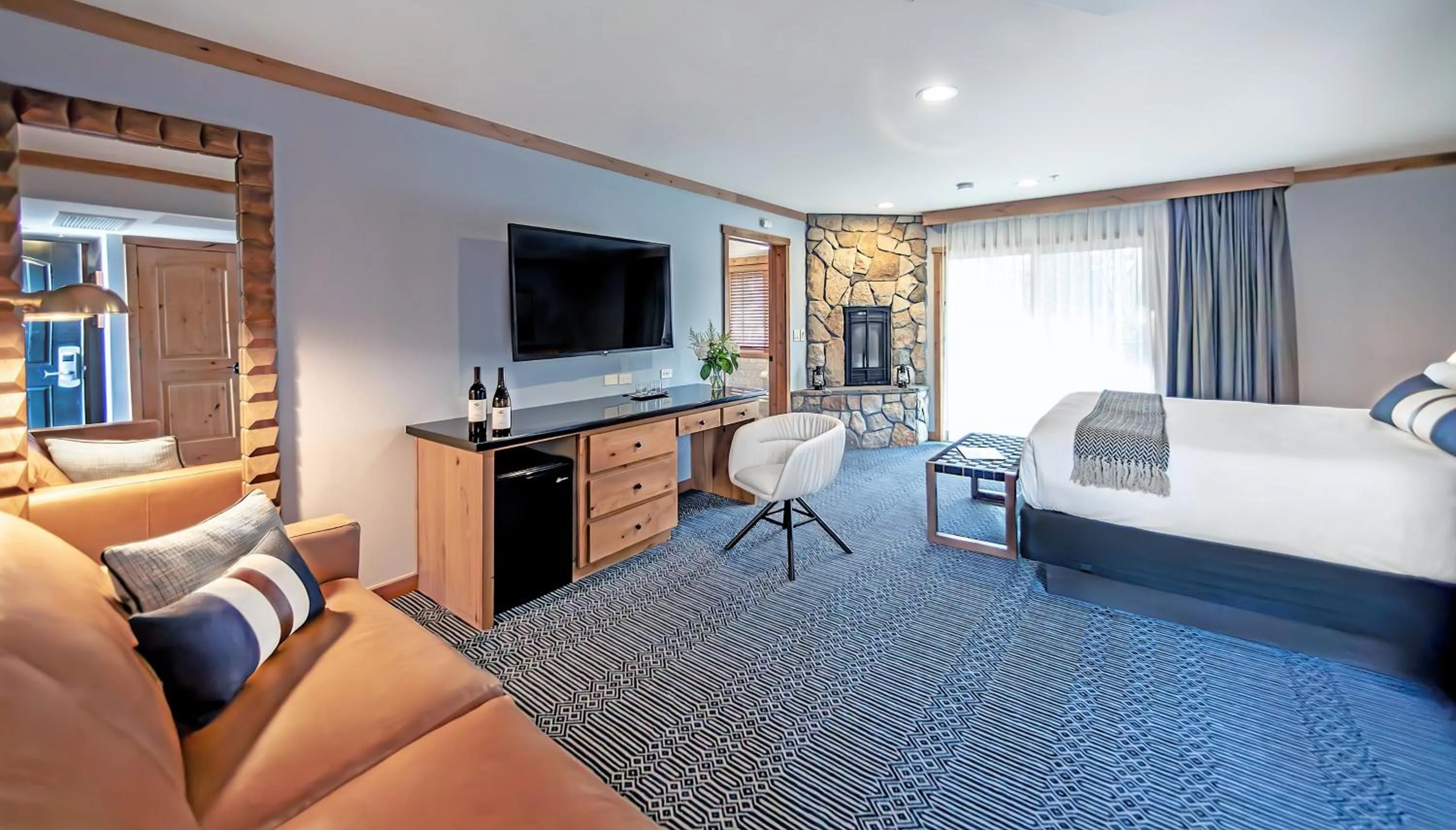 Bed in The Landing Resort and Spa