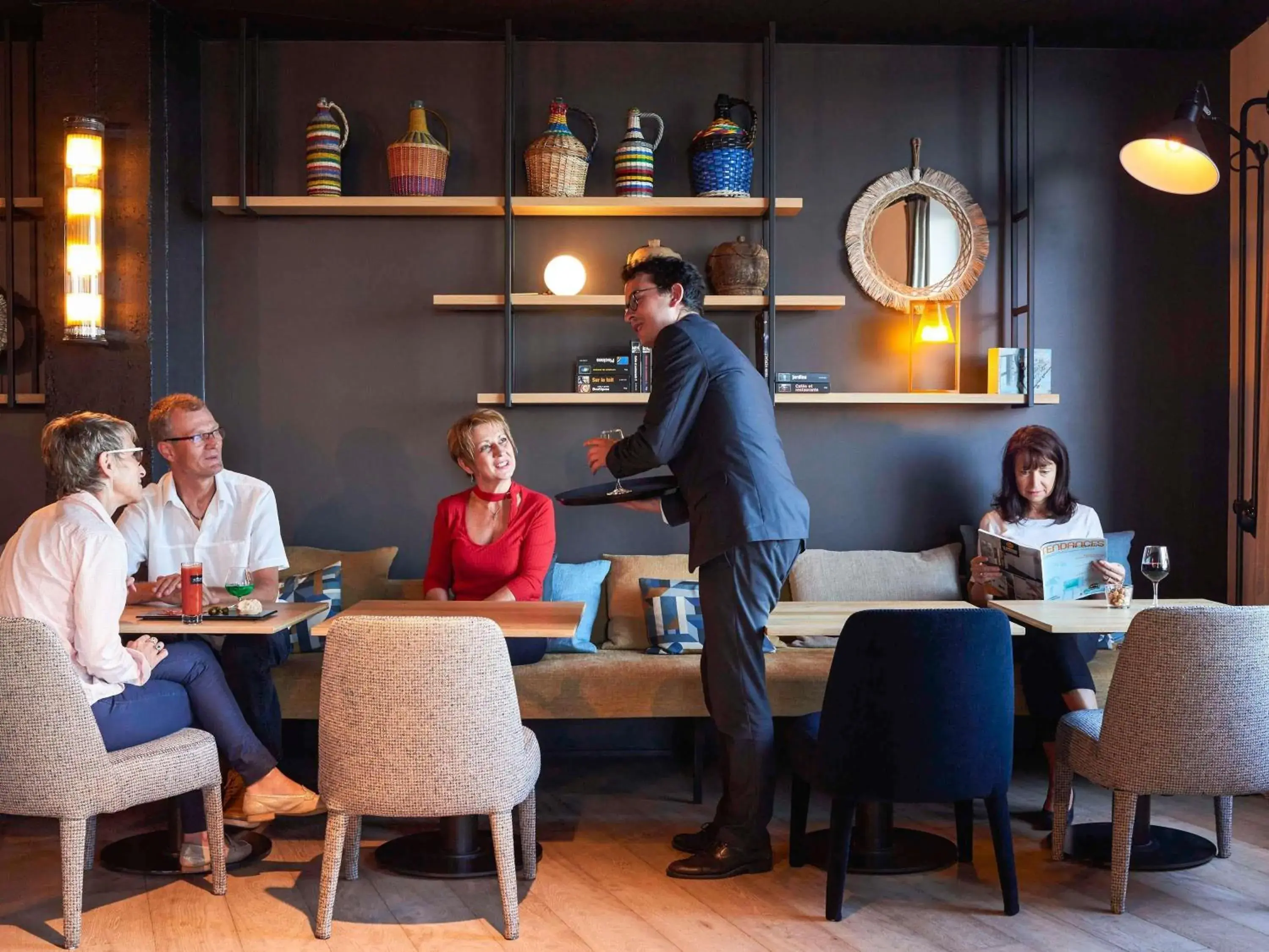 Lounge or bar in Mercure St Malo Front de Mer Lounge or bar in Mercure St Malo Front de Mer