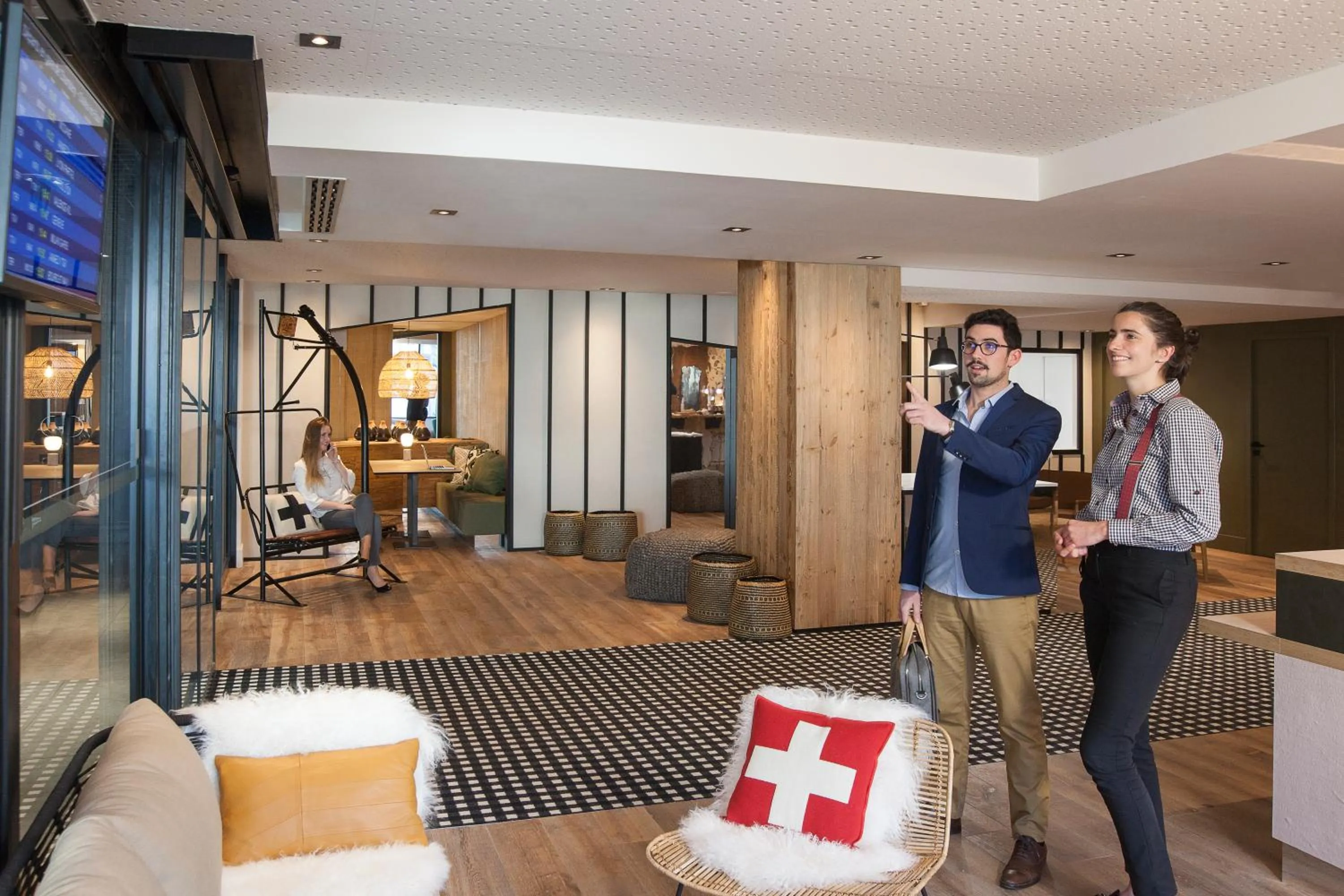 Lobby or reception in Mercure Chambéry Centre