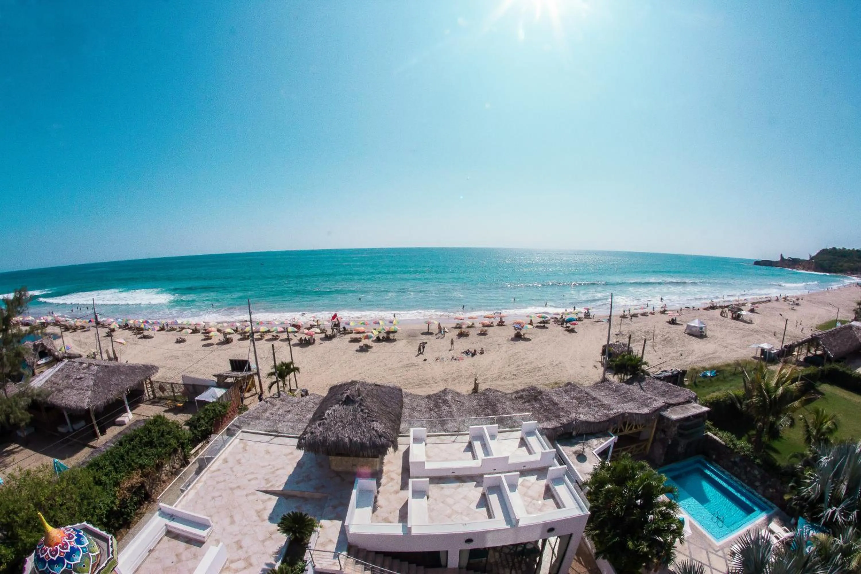 Bird's eye view in Dharma Beach