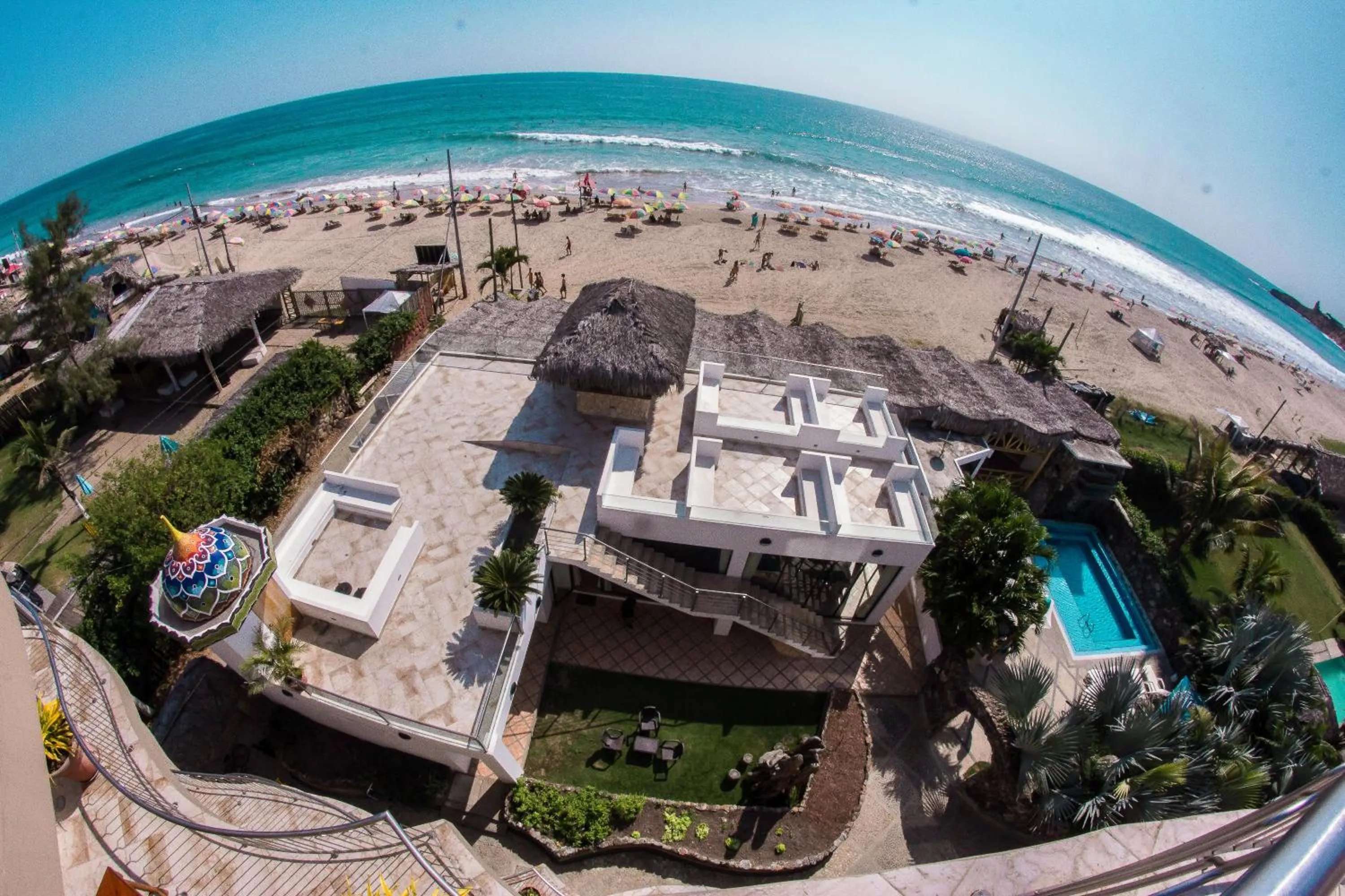 Bird's eye view in Dharma Beach