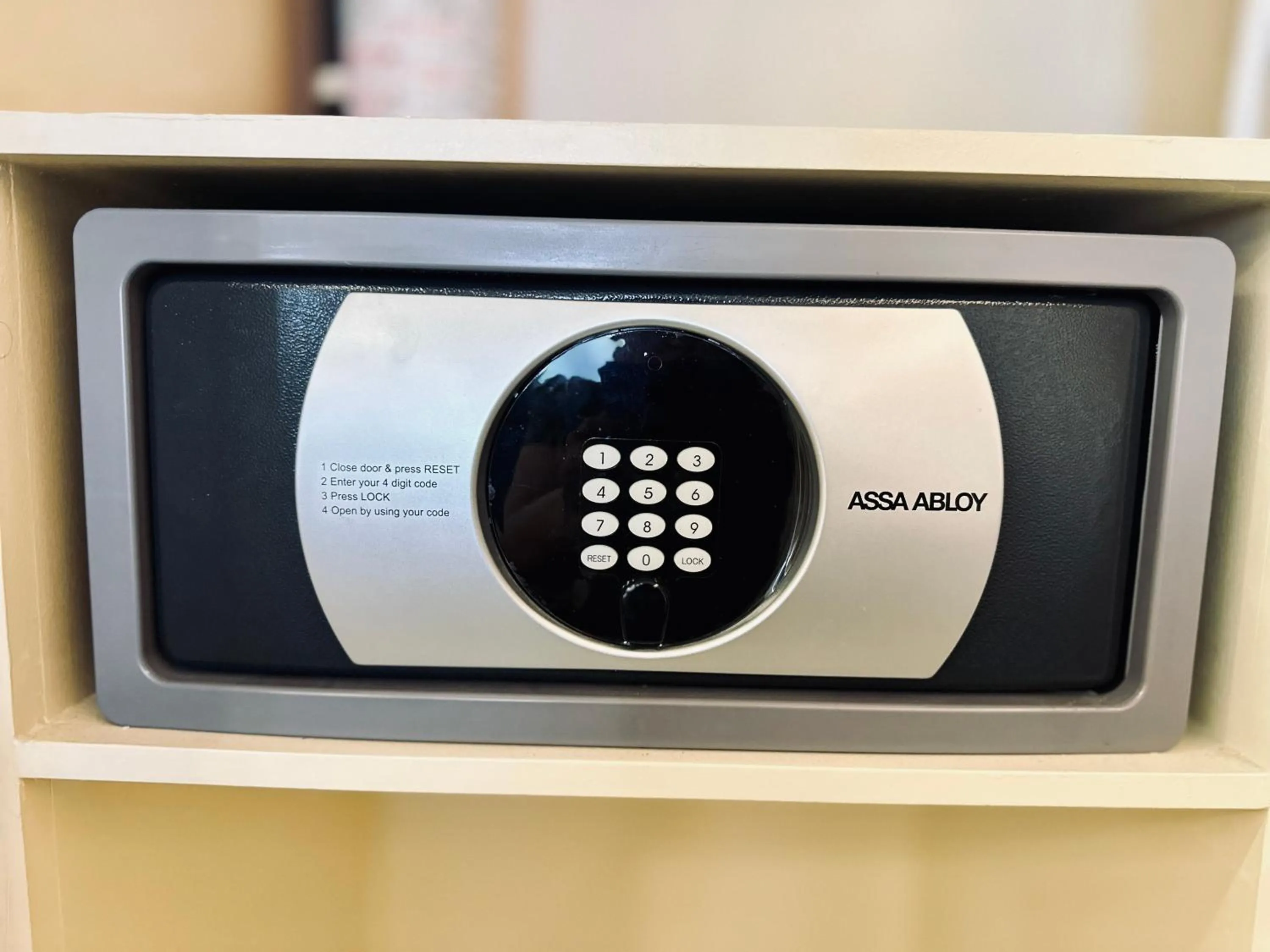 safe in West Plaza Hotel at Lebuu Street