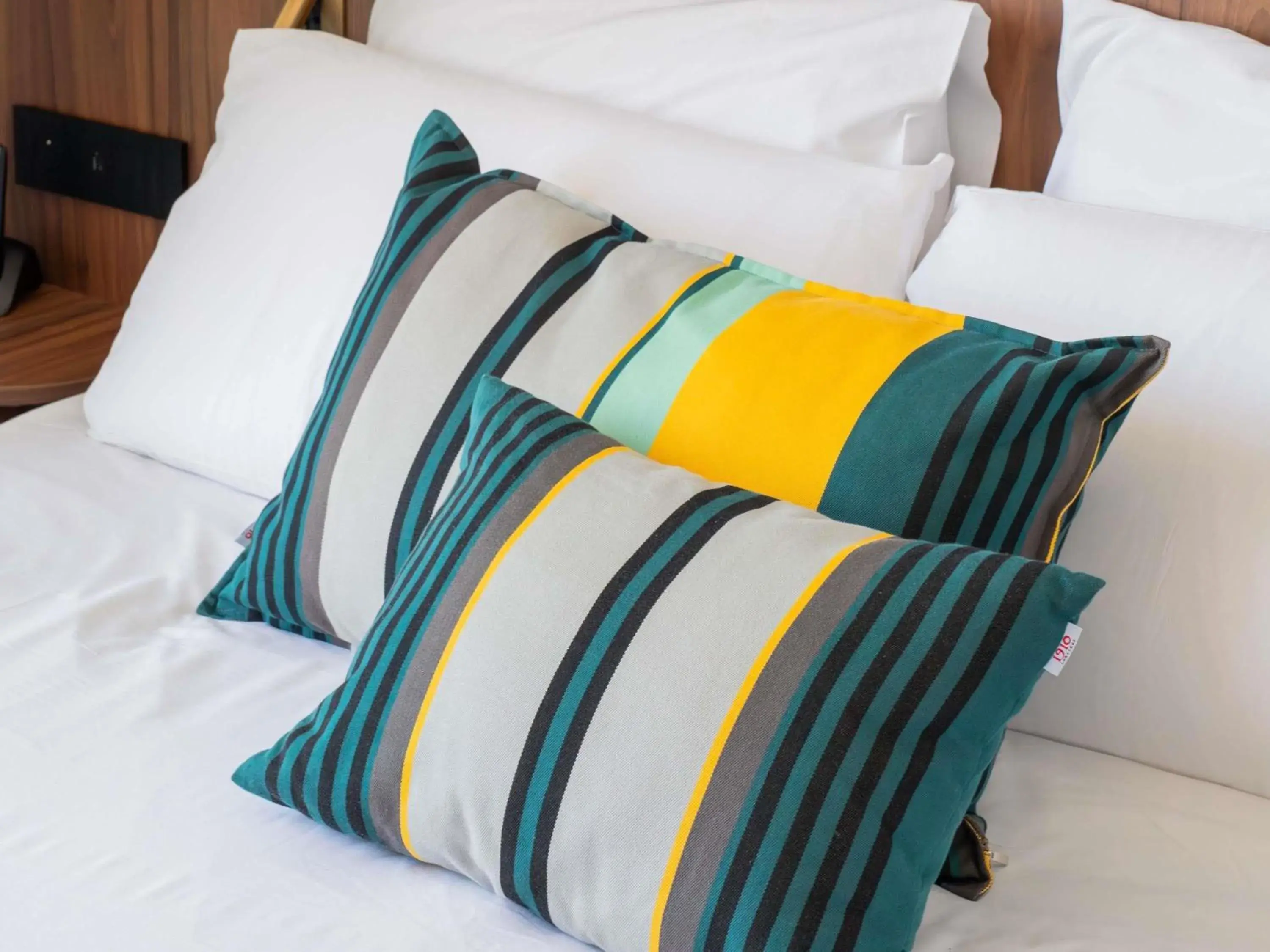 Bedroom, Bed in Hotel Plaza Biarritz Plage - Handwritten Collection Bedroom, Bed in Hotel Plaza Biarritz Plage - Handwritten Collection