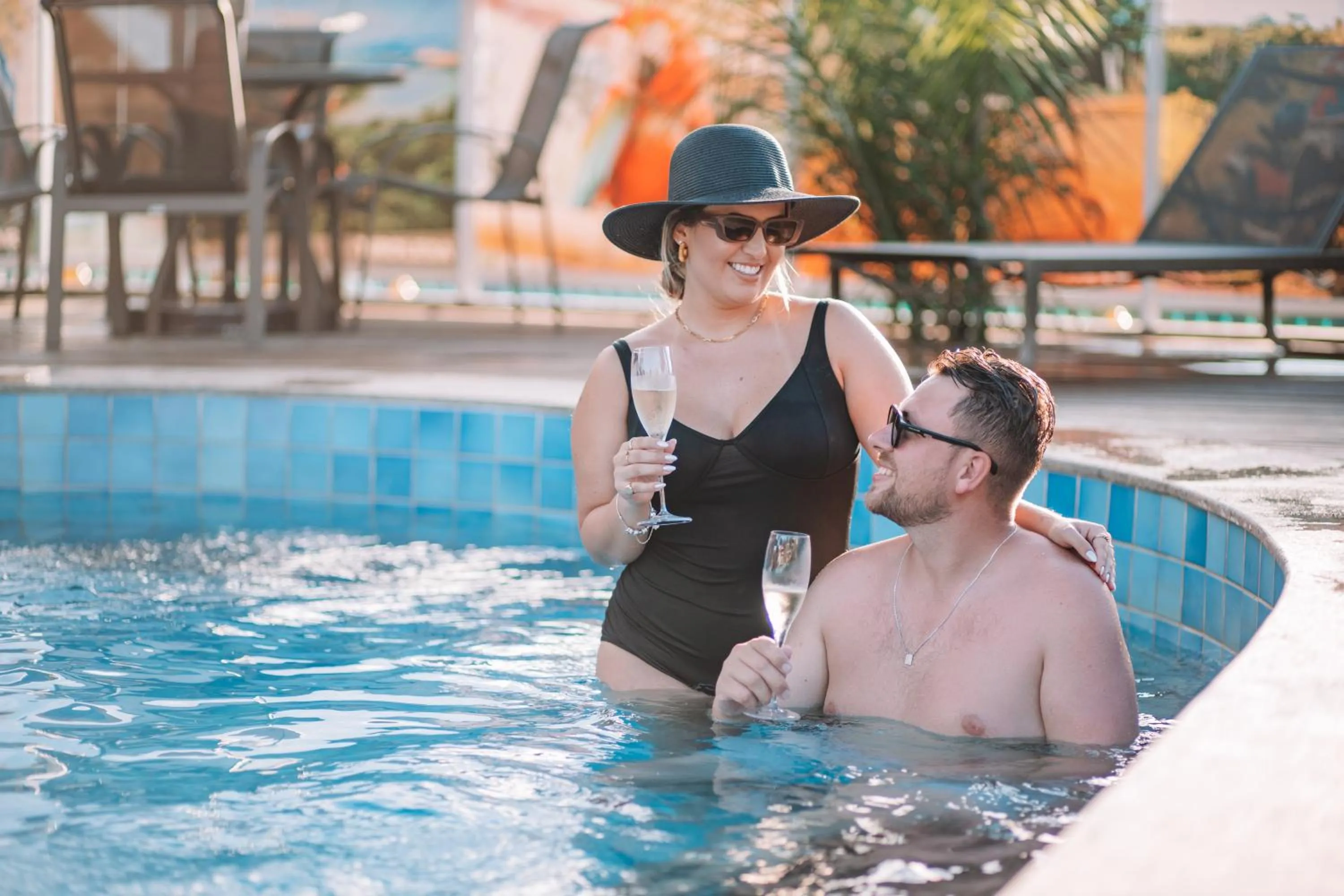 Swimming pool in Itá Thermas Resort e Spa