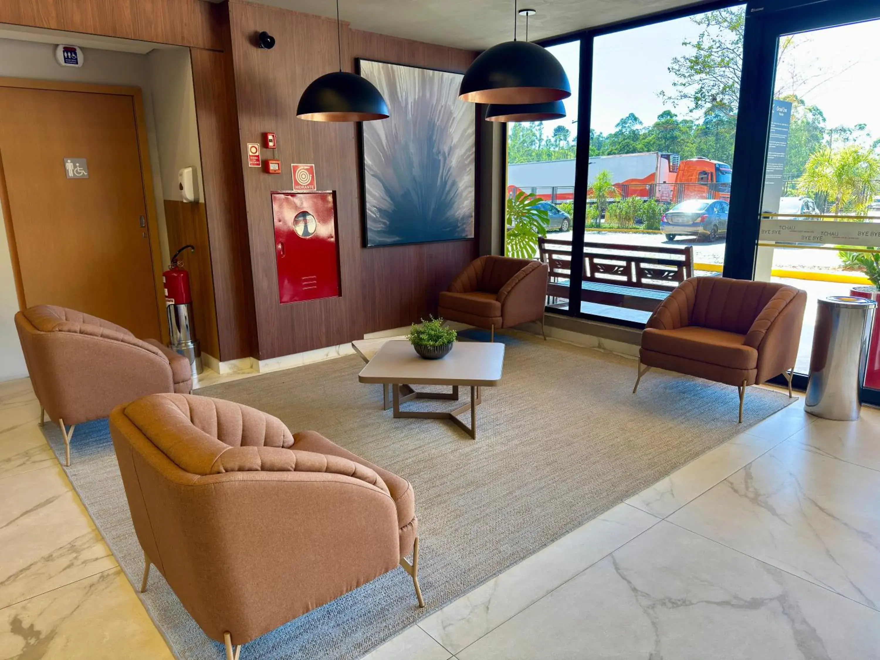 Lobby or reception in Graal Inn Mairiporã Lobby or reception in Graal Inn Mairiporã