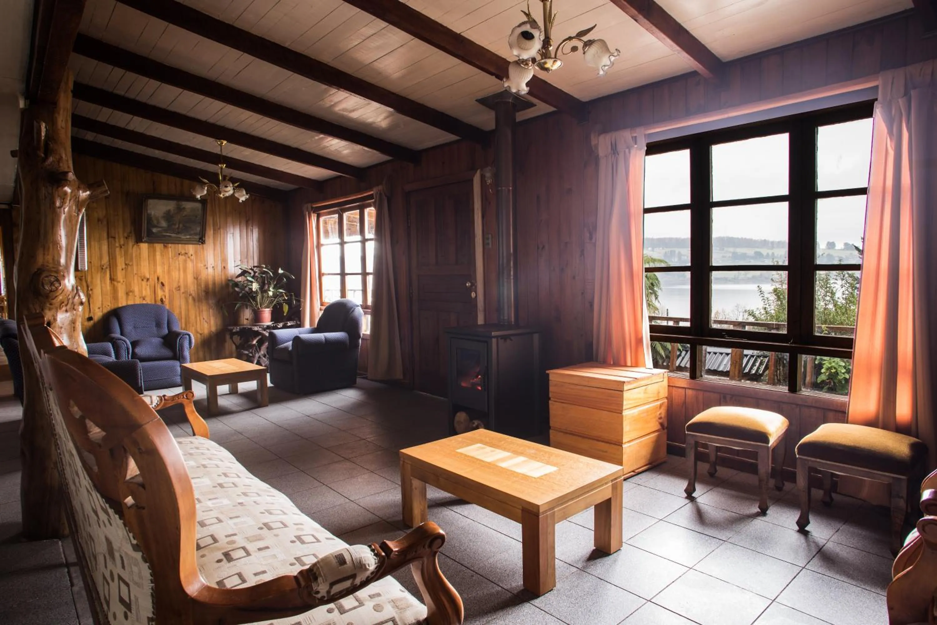 Lobby or reception in Apart hotel Puchaley Lafquen