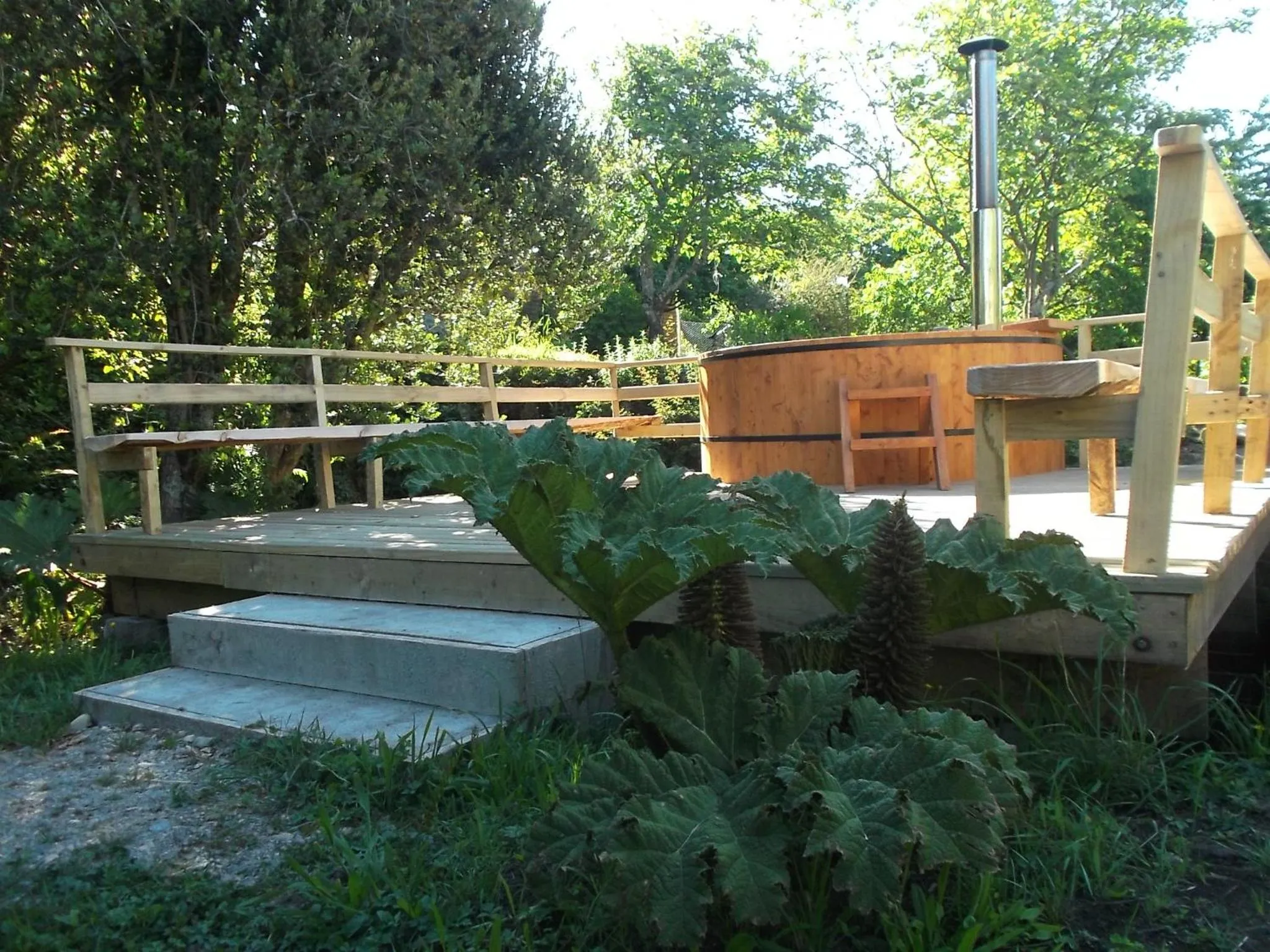 Hot Tub in Apart hotel Puchaley Lafquen