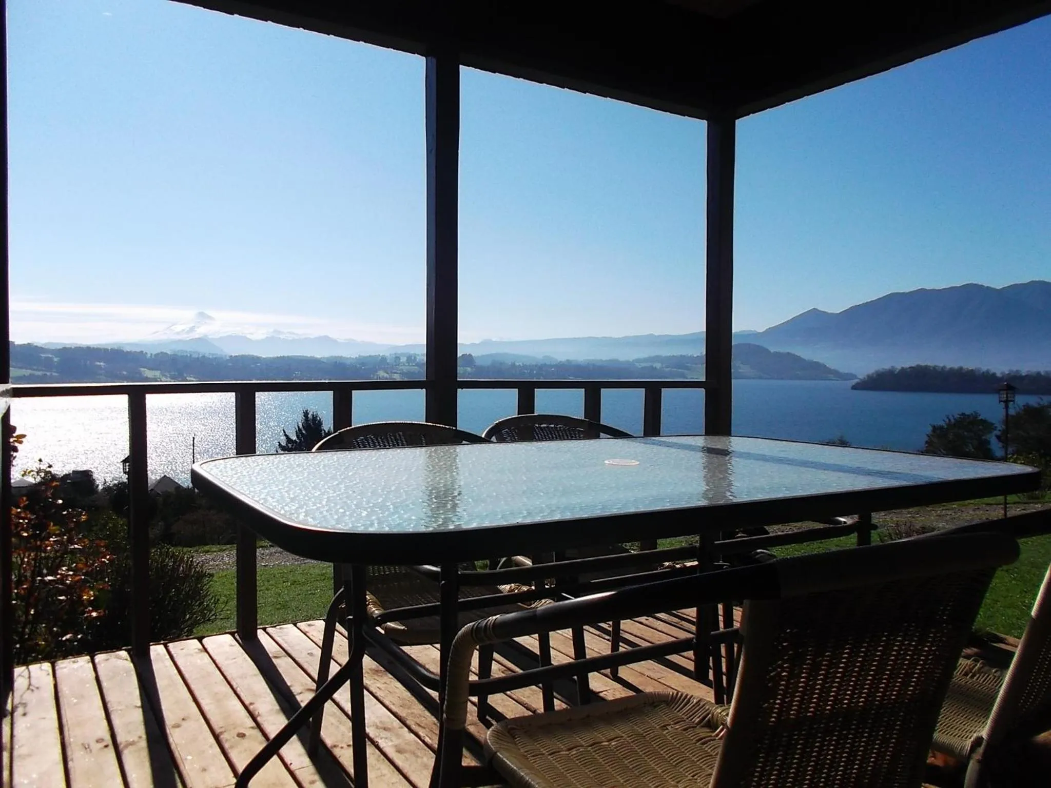 Balcony/Terrace in Apart hotel Puchaley Lafquen