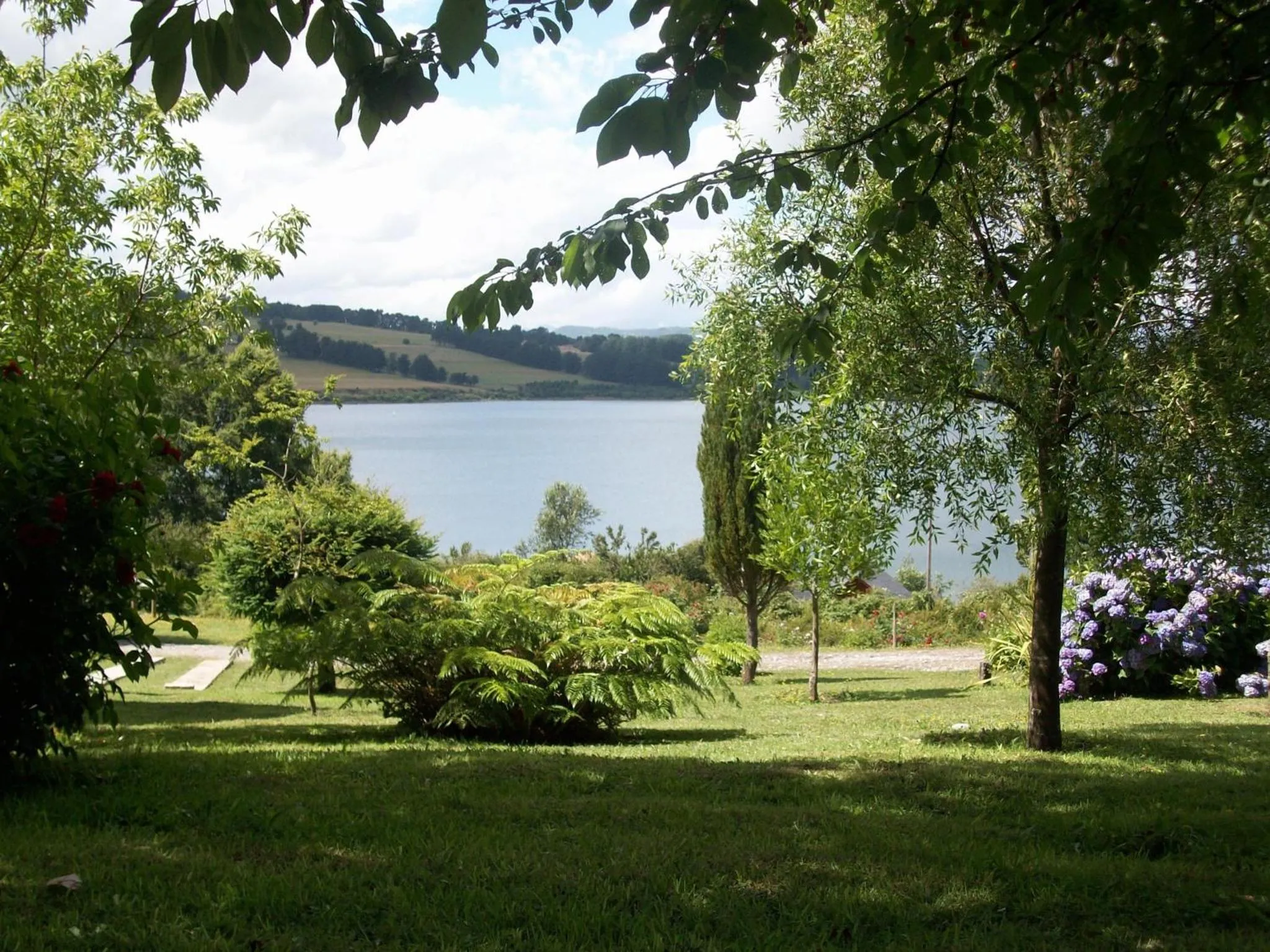 Garden view in Apart hotel Puchaley Lafquen