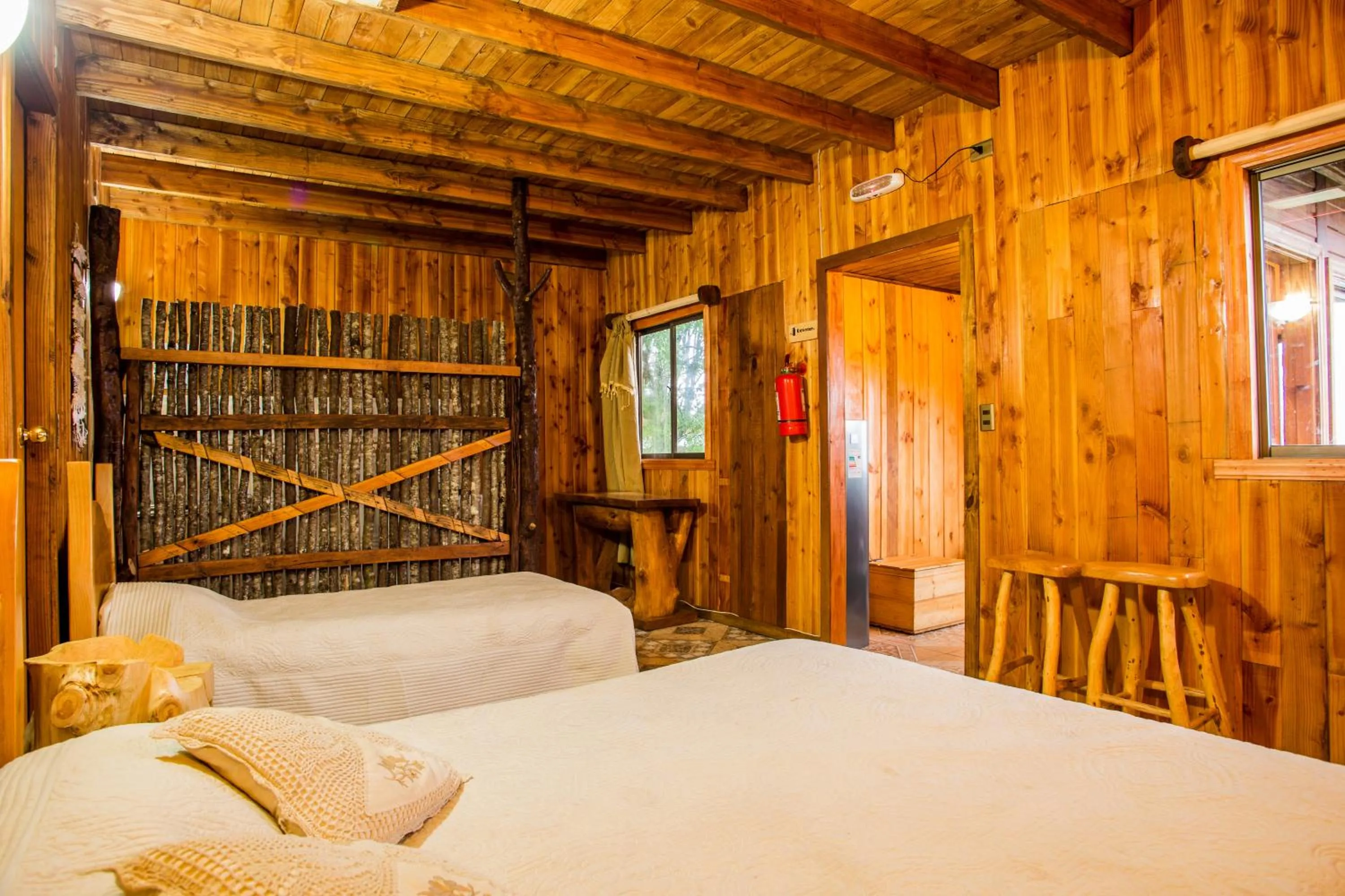 Bedroom, Bed in Apart hotel Puchaley Lafquen