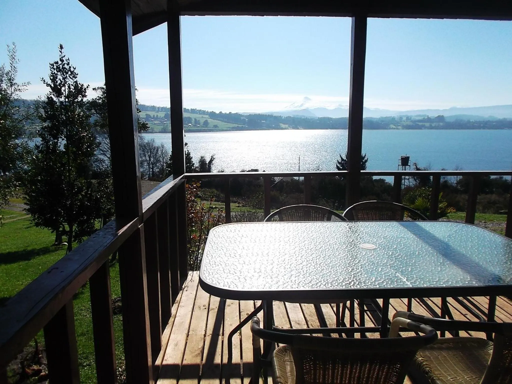 Balcony/Terrace in Apart hotel Puchaley Lafquen