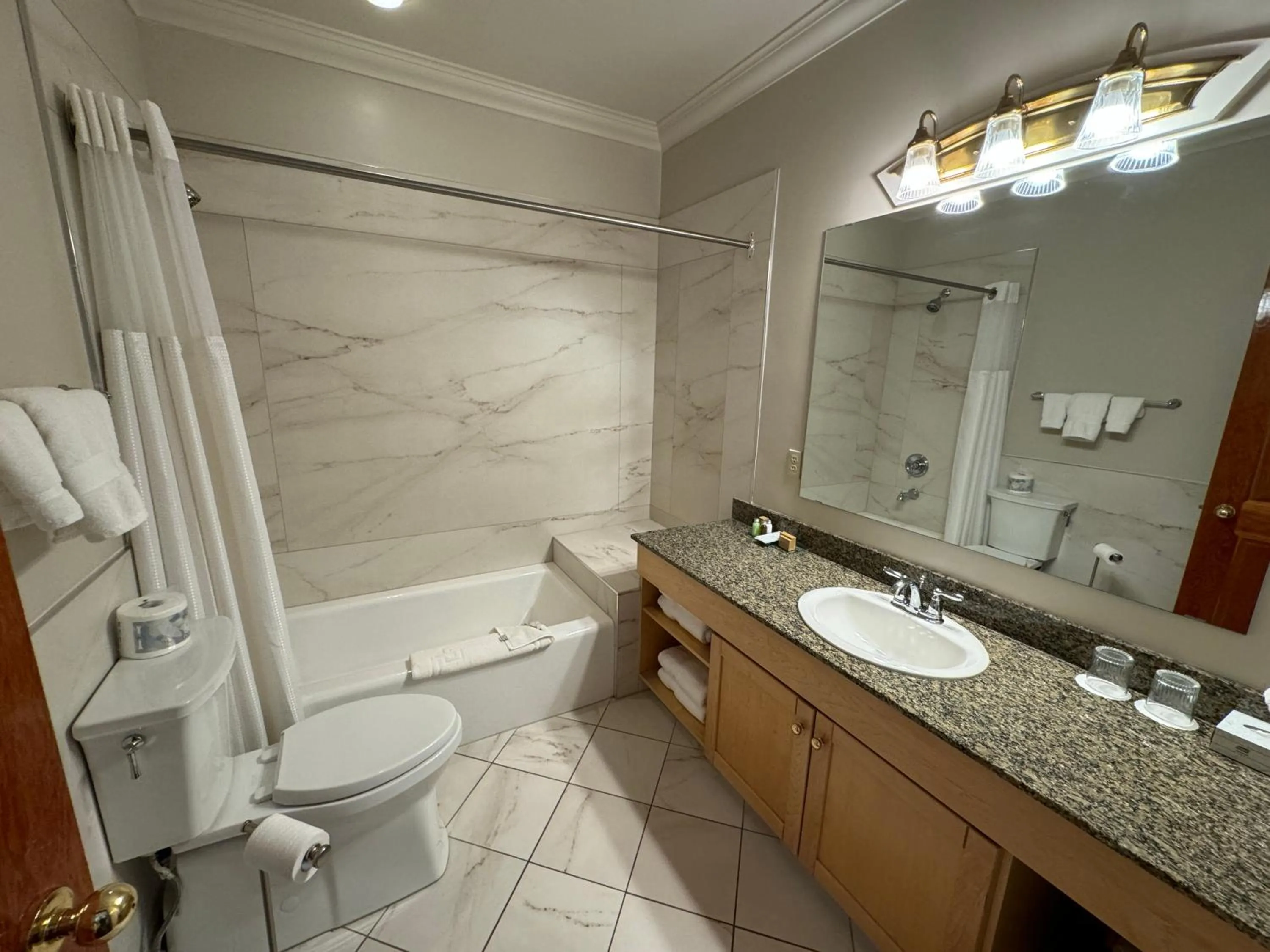 Shower in Park Place Lodge