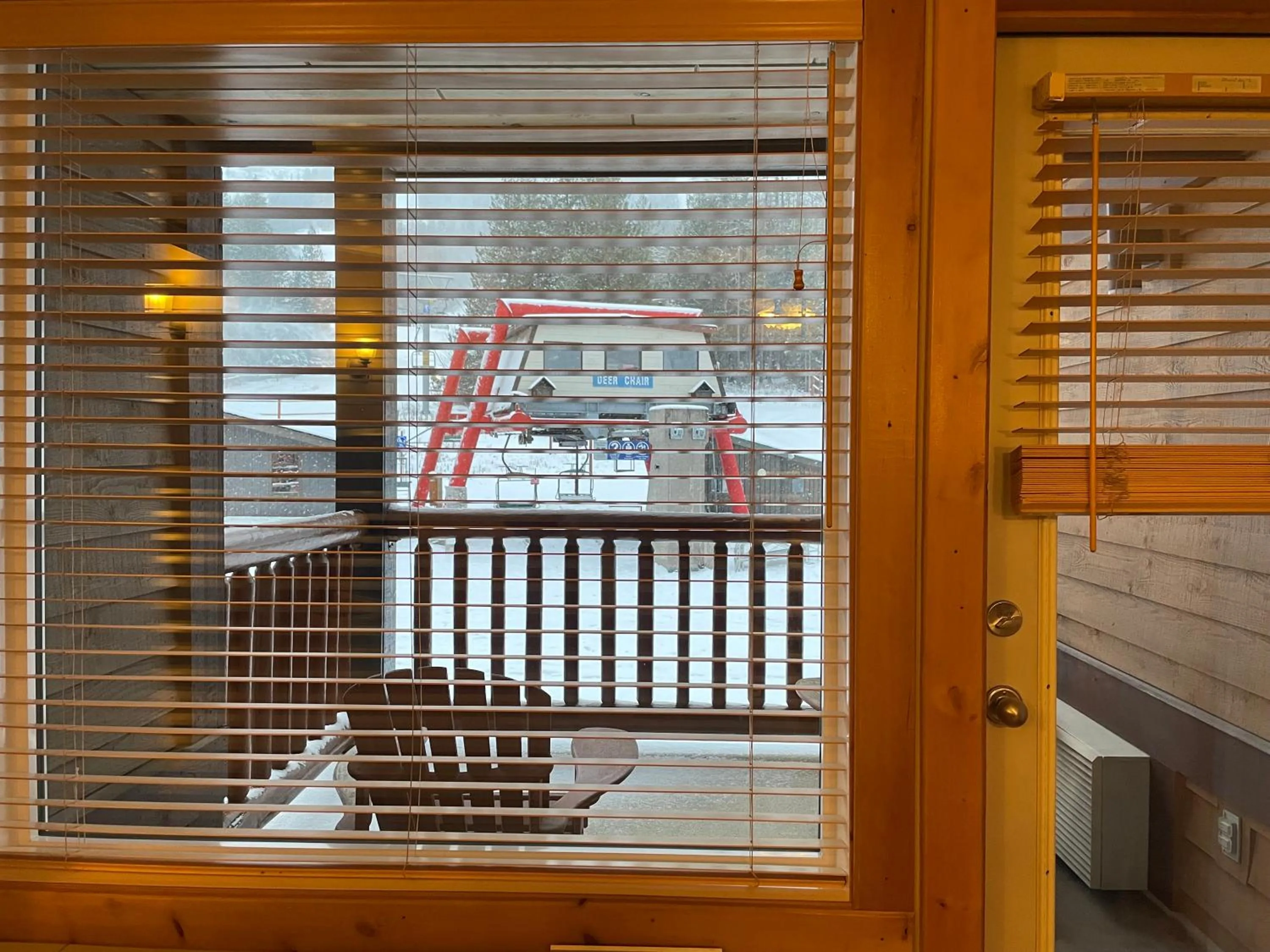 Patio in Cornerstone Lodge by Park Vacation Management