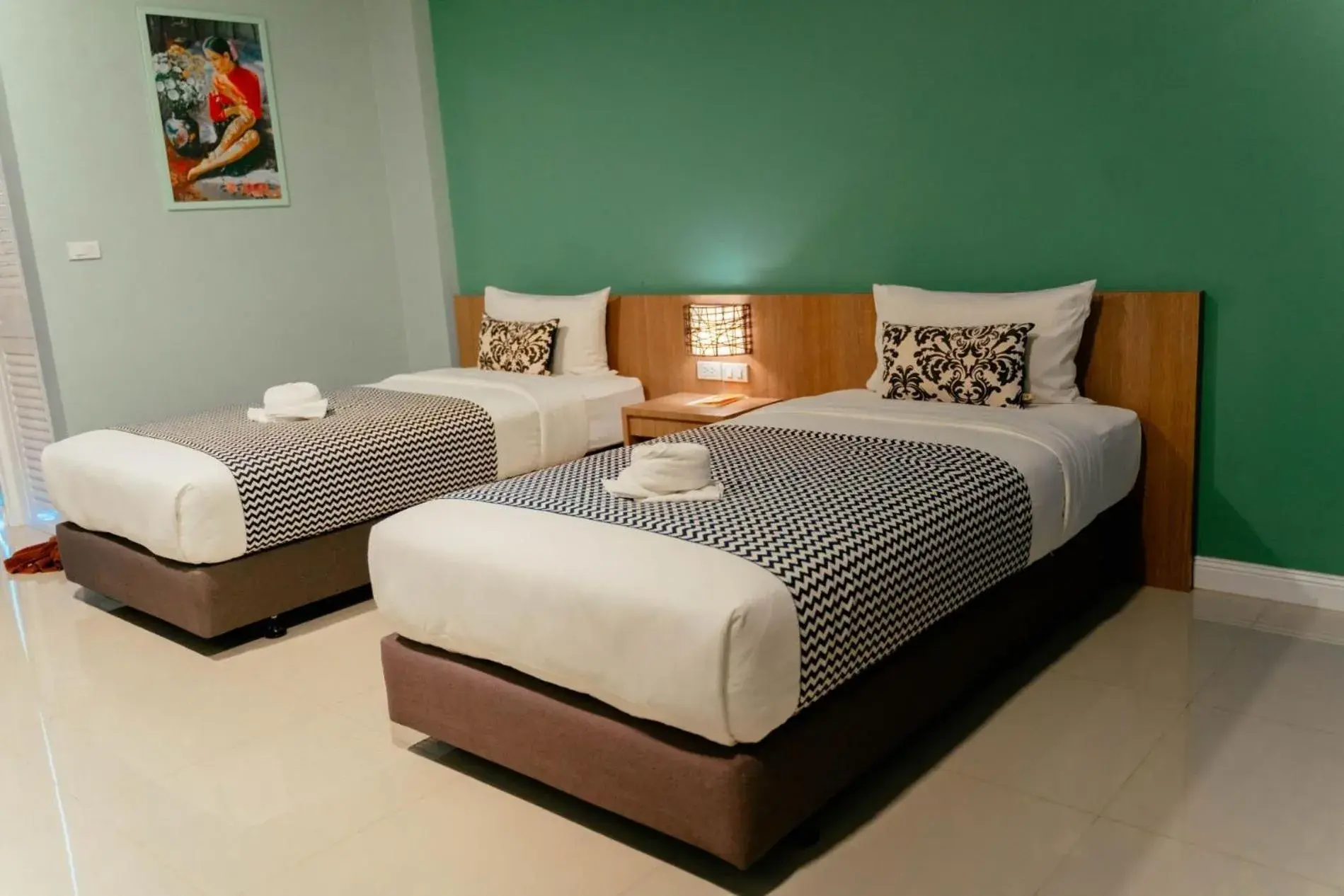 Standard Twin Room in It's me Keawanong Hotel Standard Twin Room in It's me Keawanong Hotel