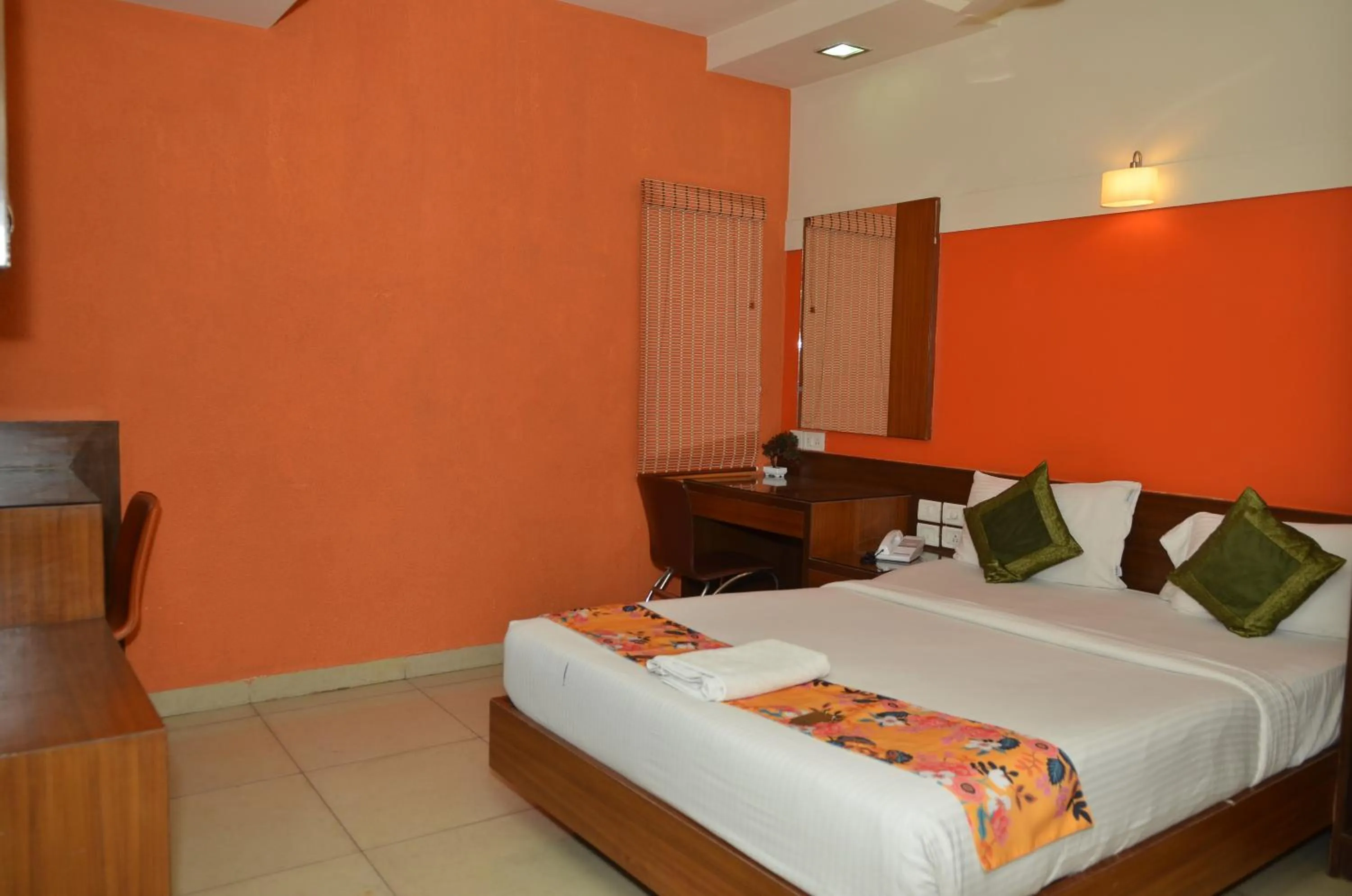 Bed in Cubbon Suites