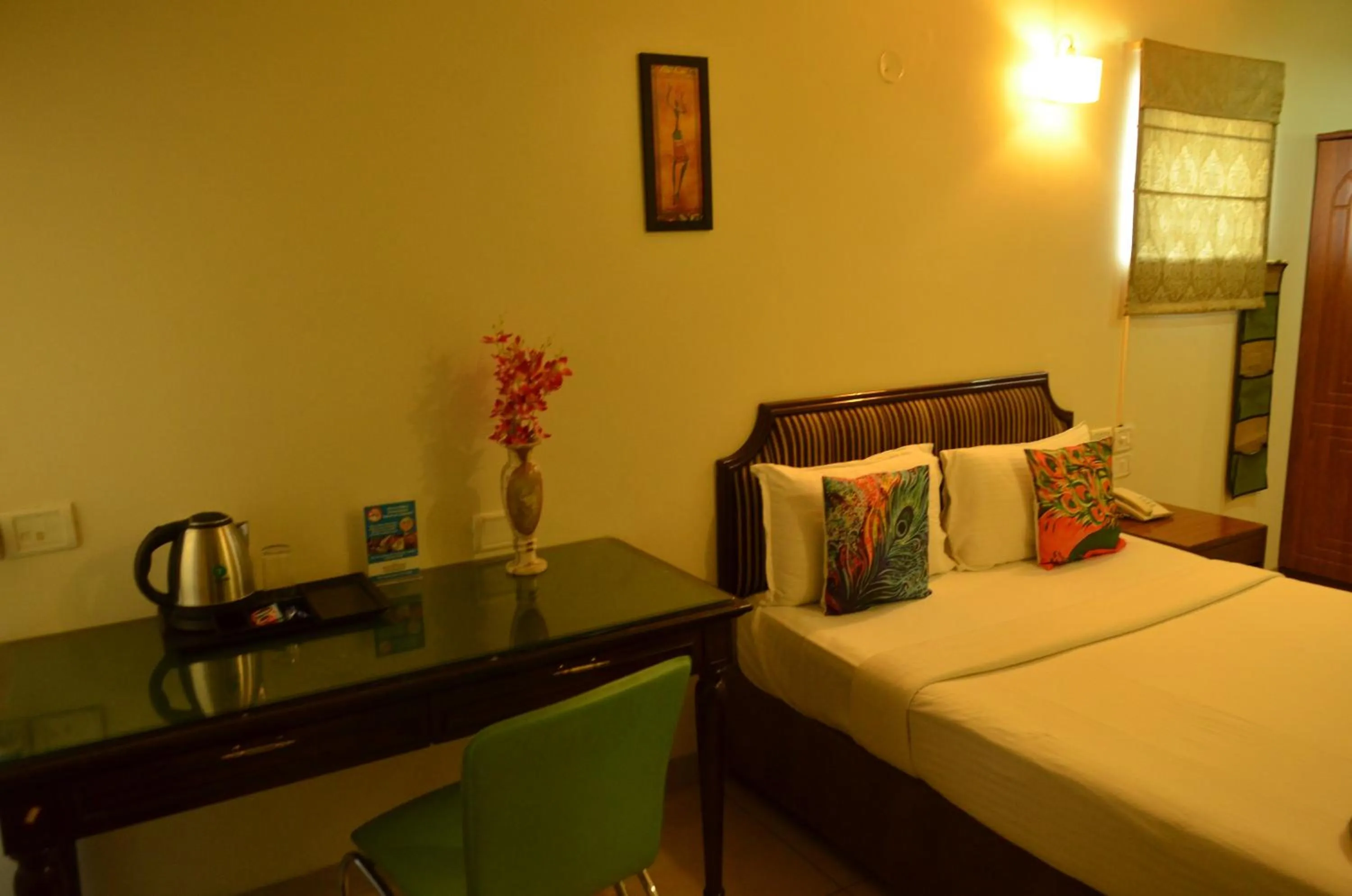 Bed in Cubbon Suites