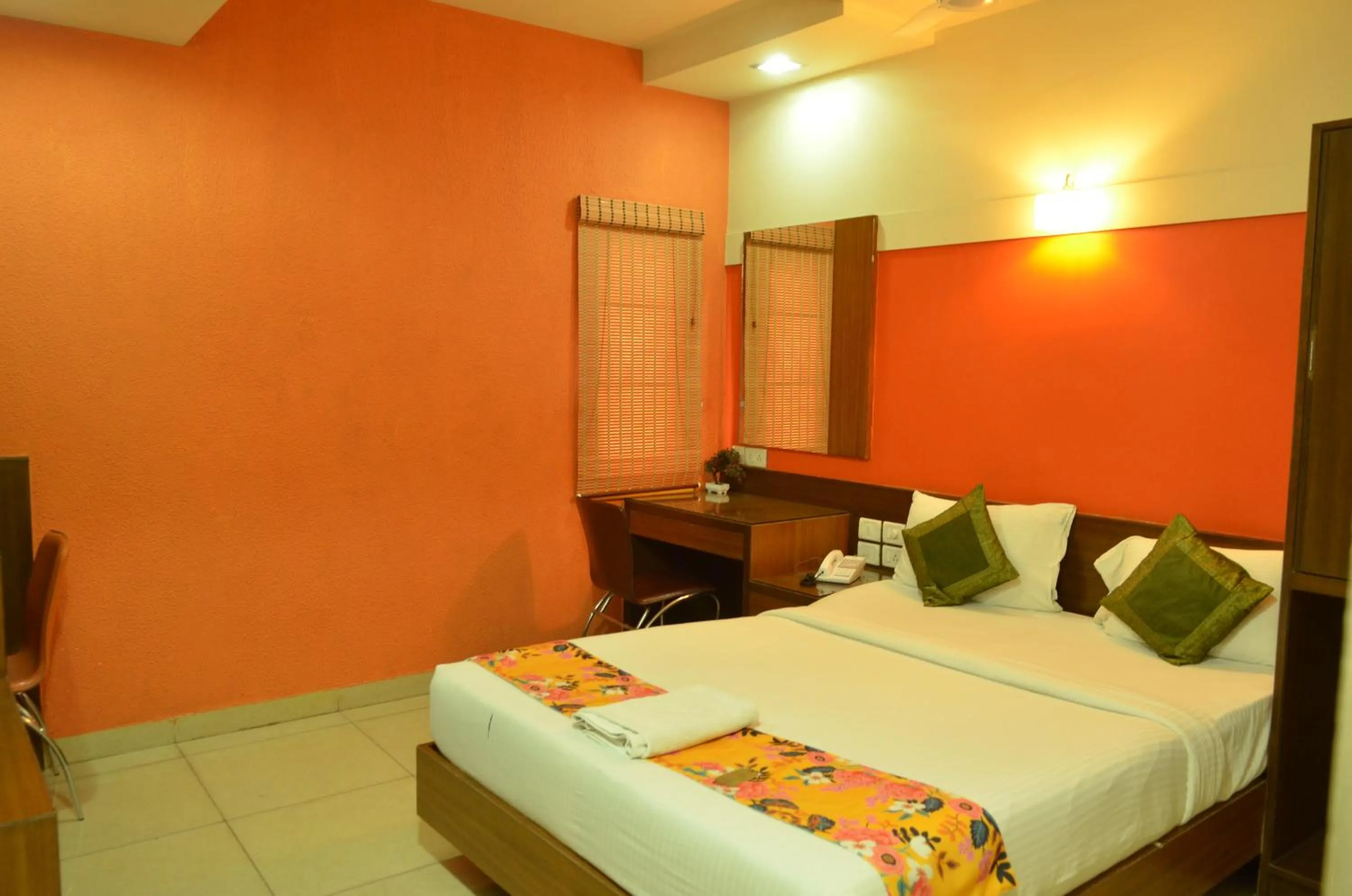 Bed in Cubbon Suites