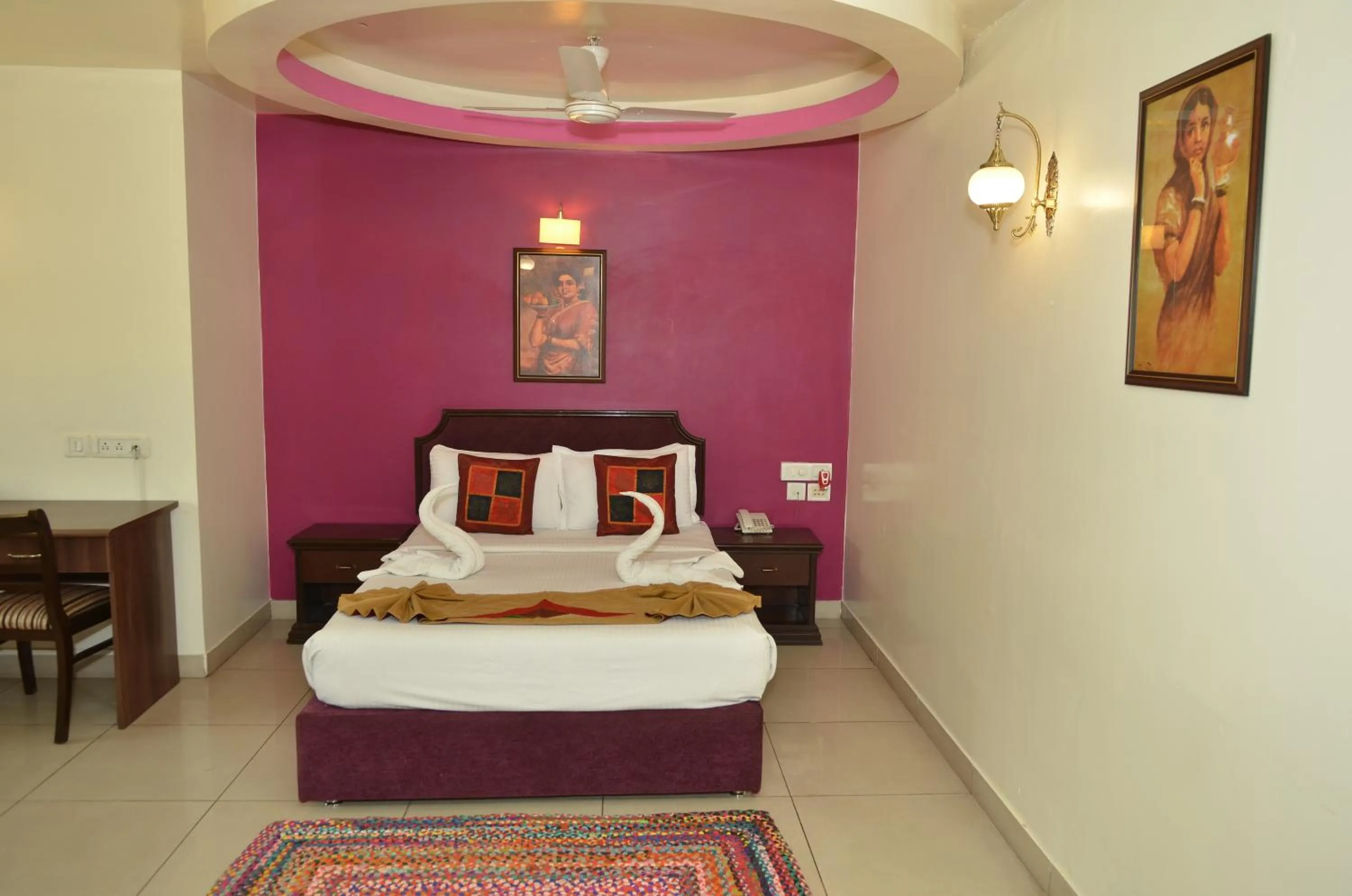 Bed in Cubbon Suites