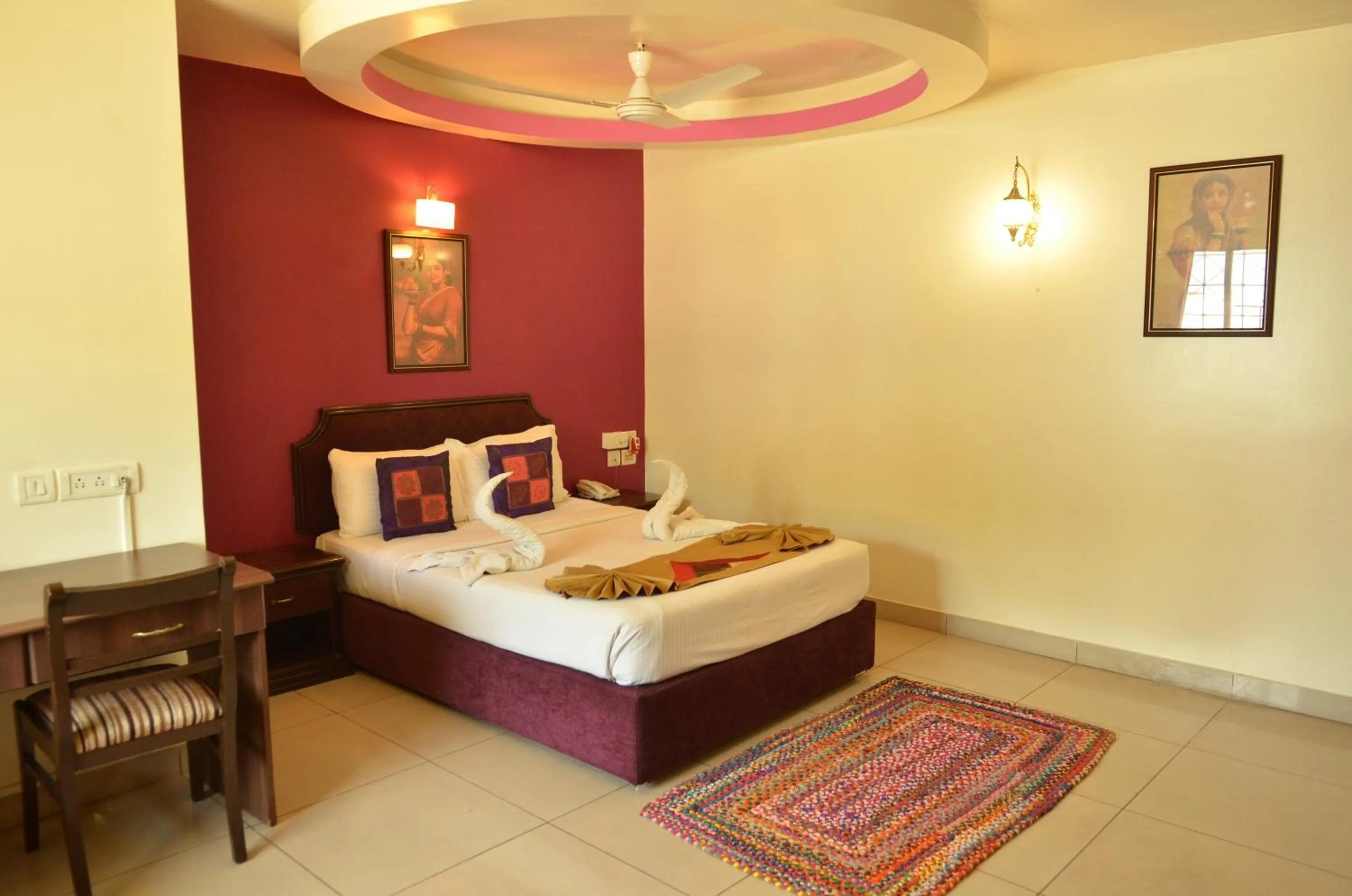 Bed in Cubbon Suites