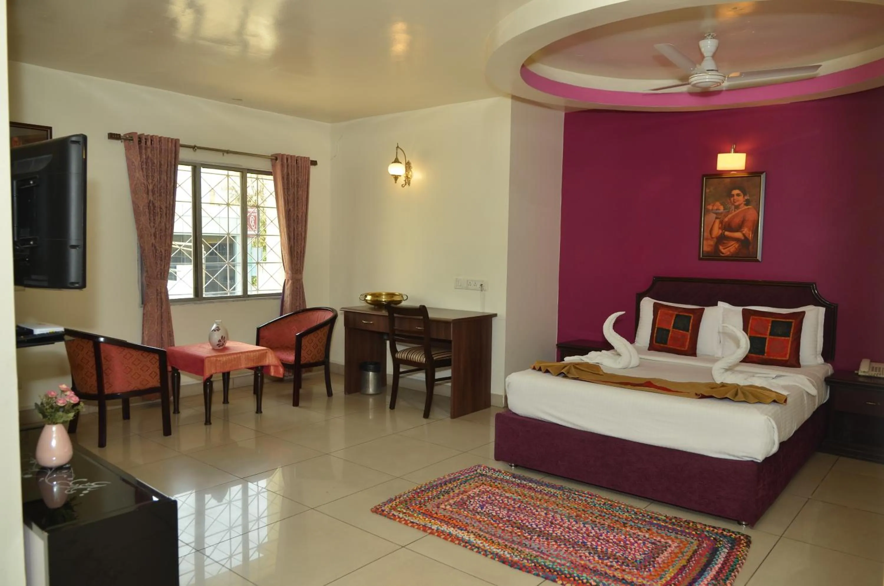 Bed in Cubbon Suites