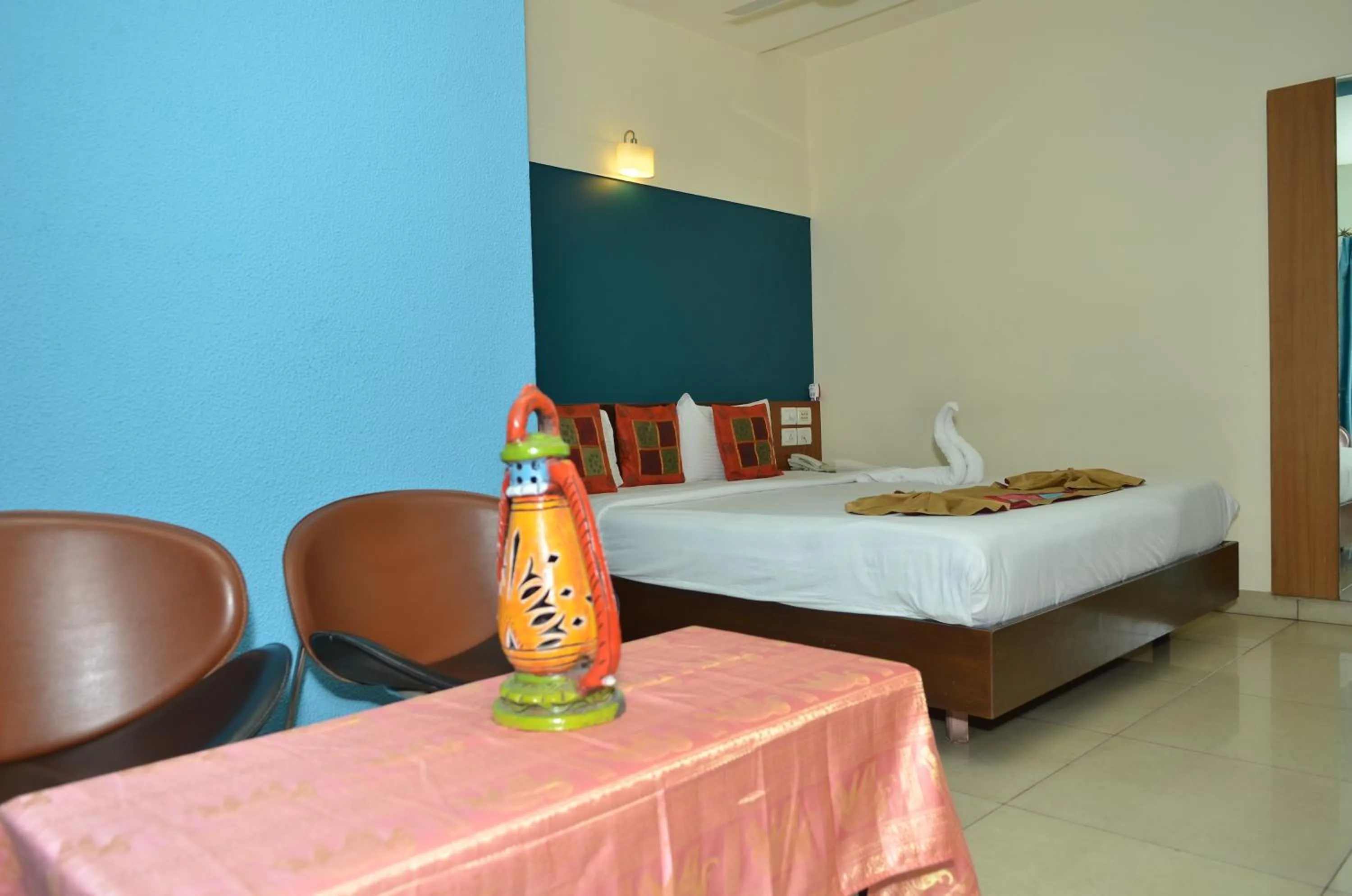 Bed in Cubbon Suites