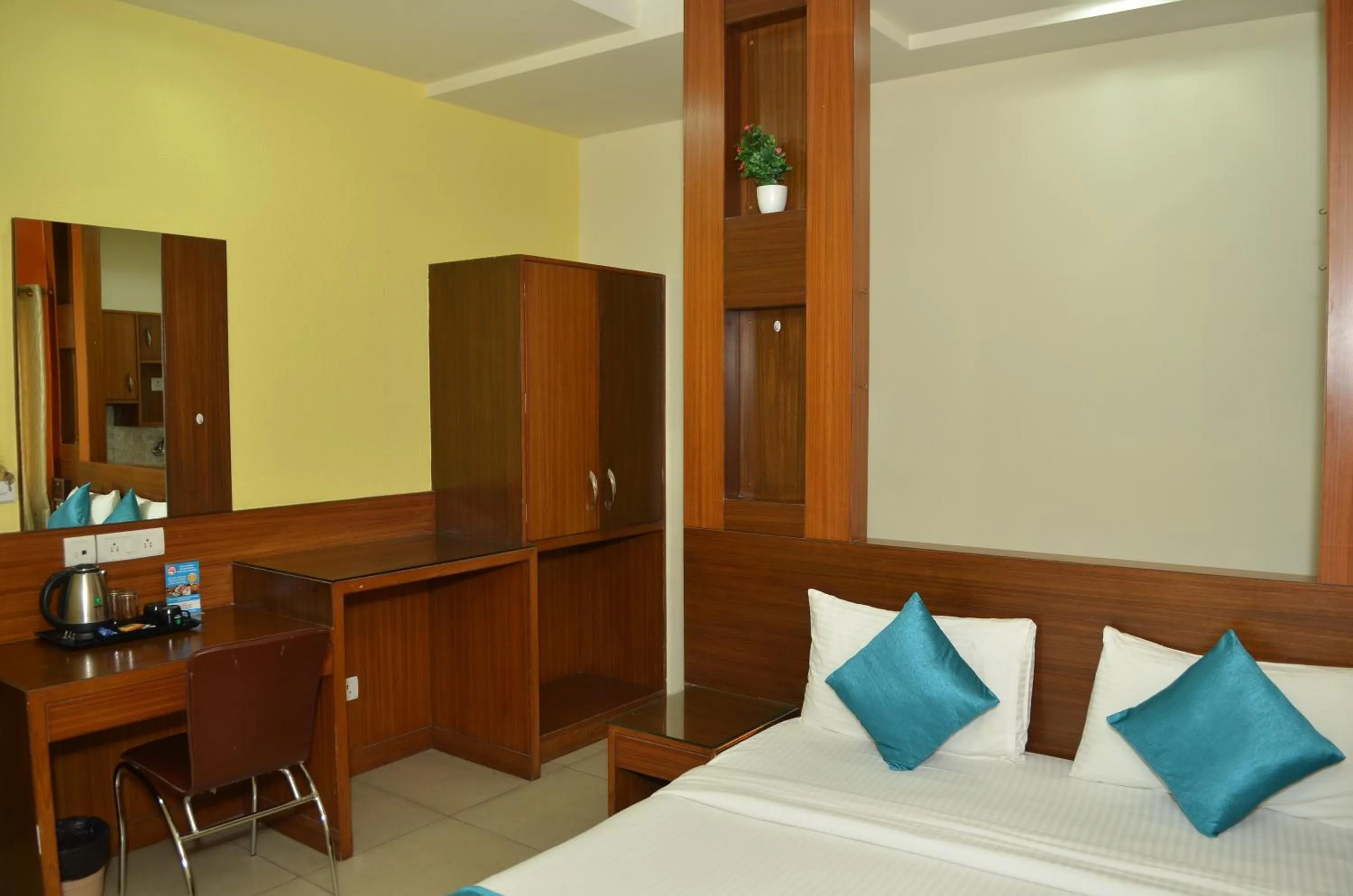 Bed in Cubbon Suites