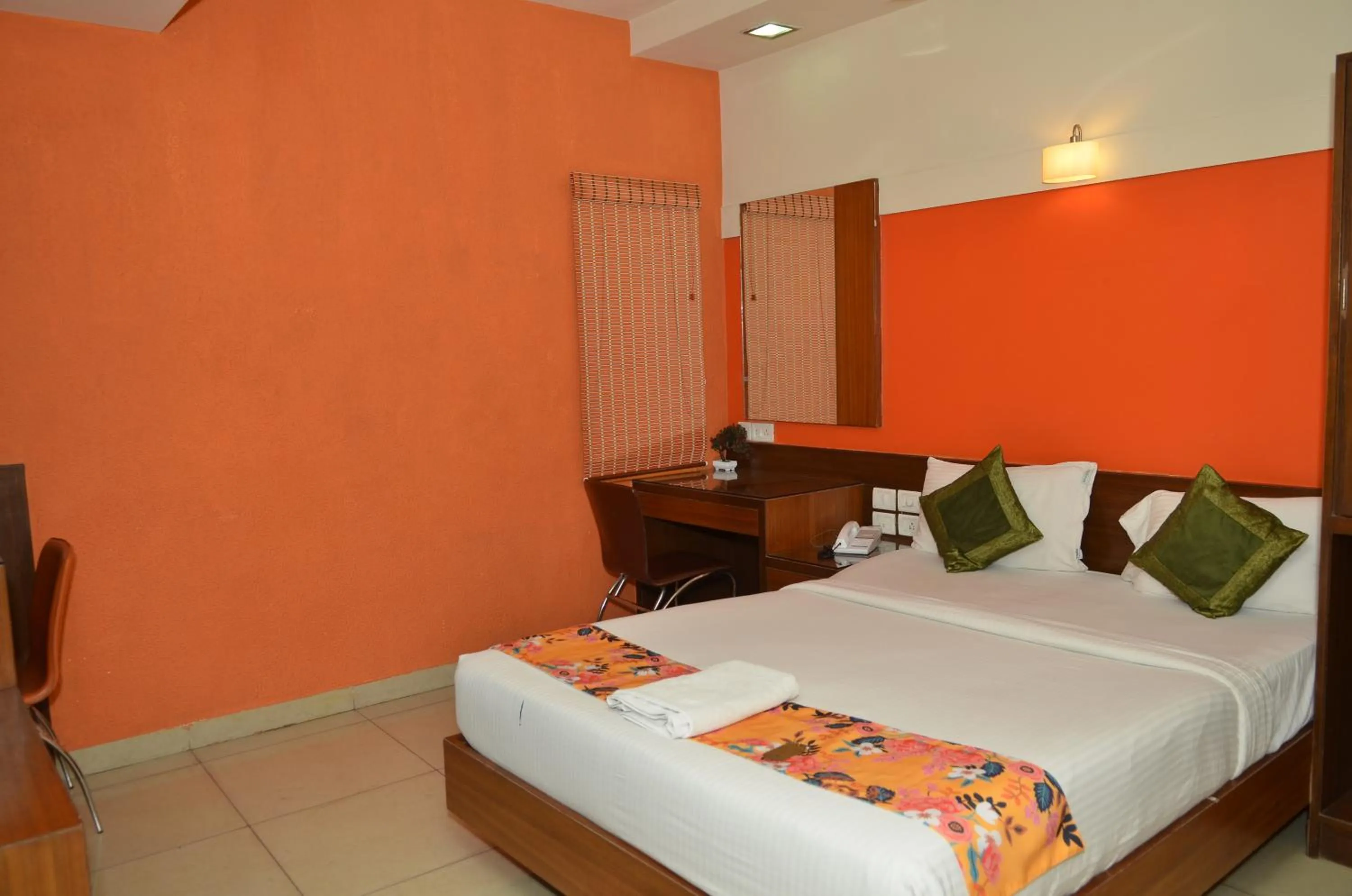 Bed in Cubbon Suites