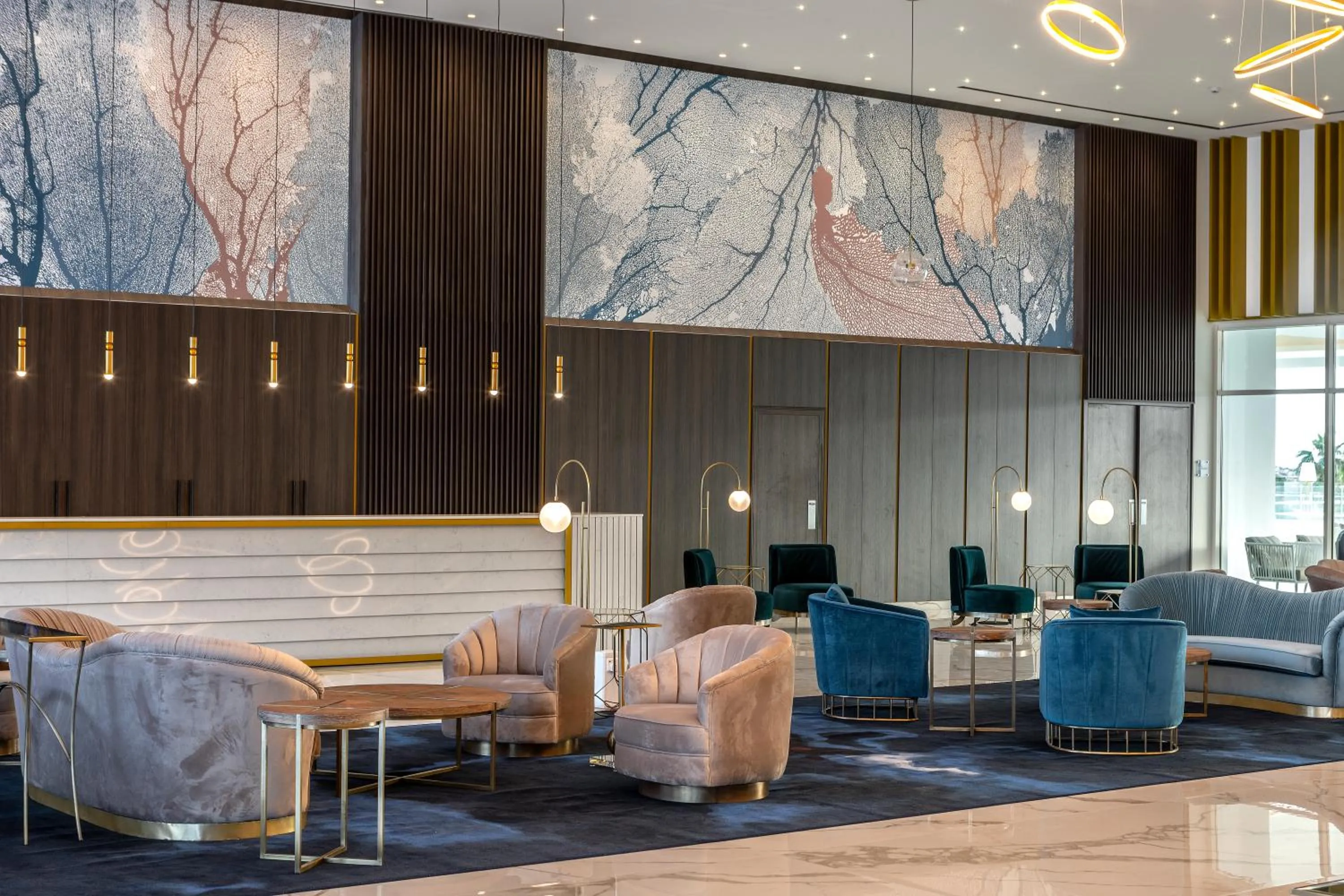 Lobby or reception in Chrysomare Beach Hotel & Resort