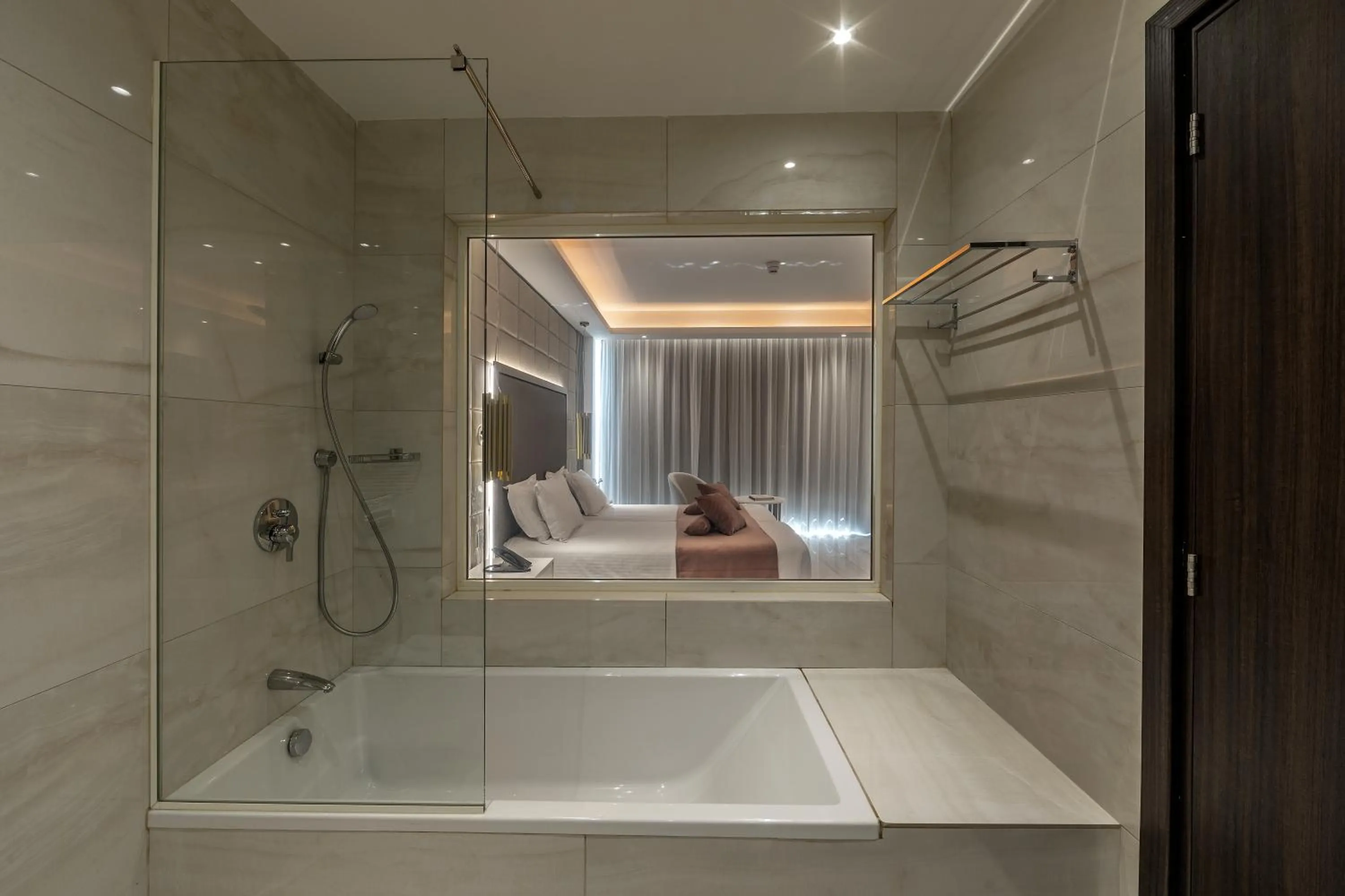 Bathroom in Chrysomare Beach Hotel & Resort