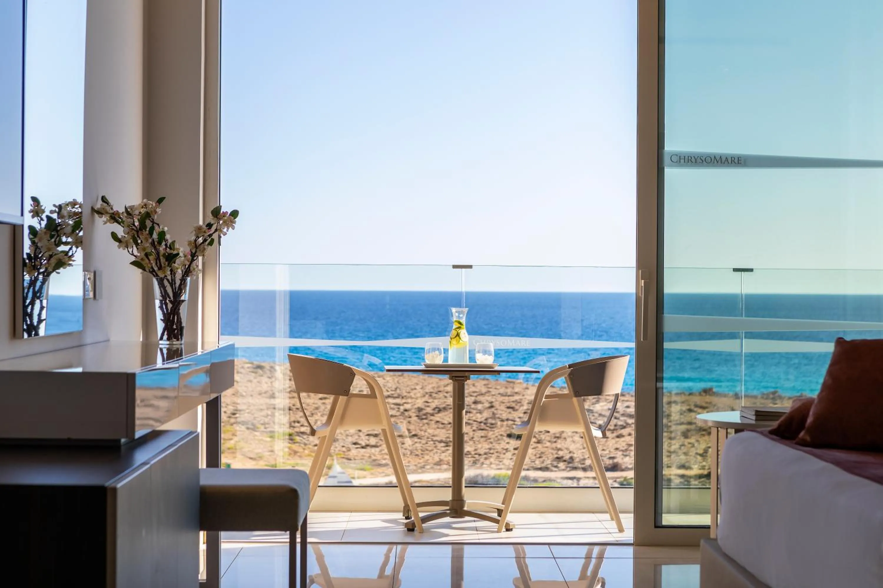 Balcony/Terrace in Chrysomare Beach Hotel & Resort