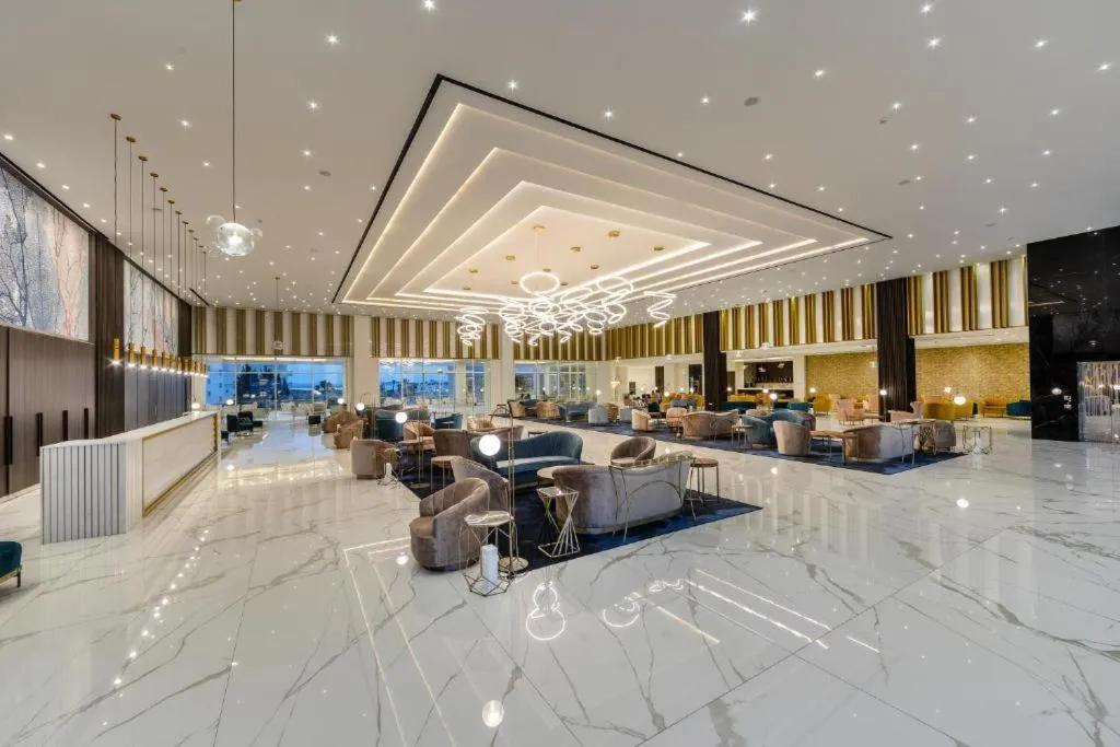 Lobby or reception in Chrysomare Beach Hotel & Resort