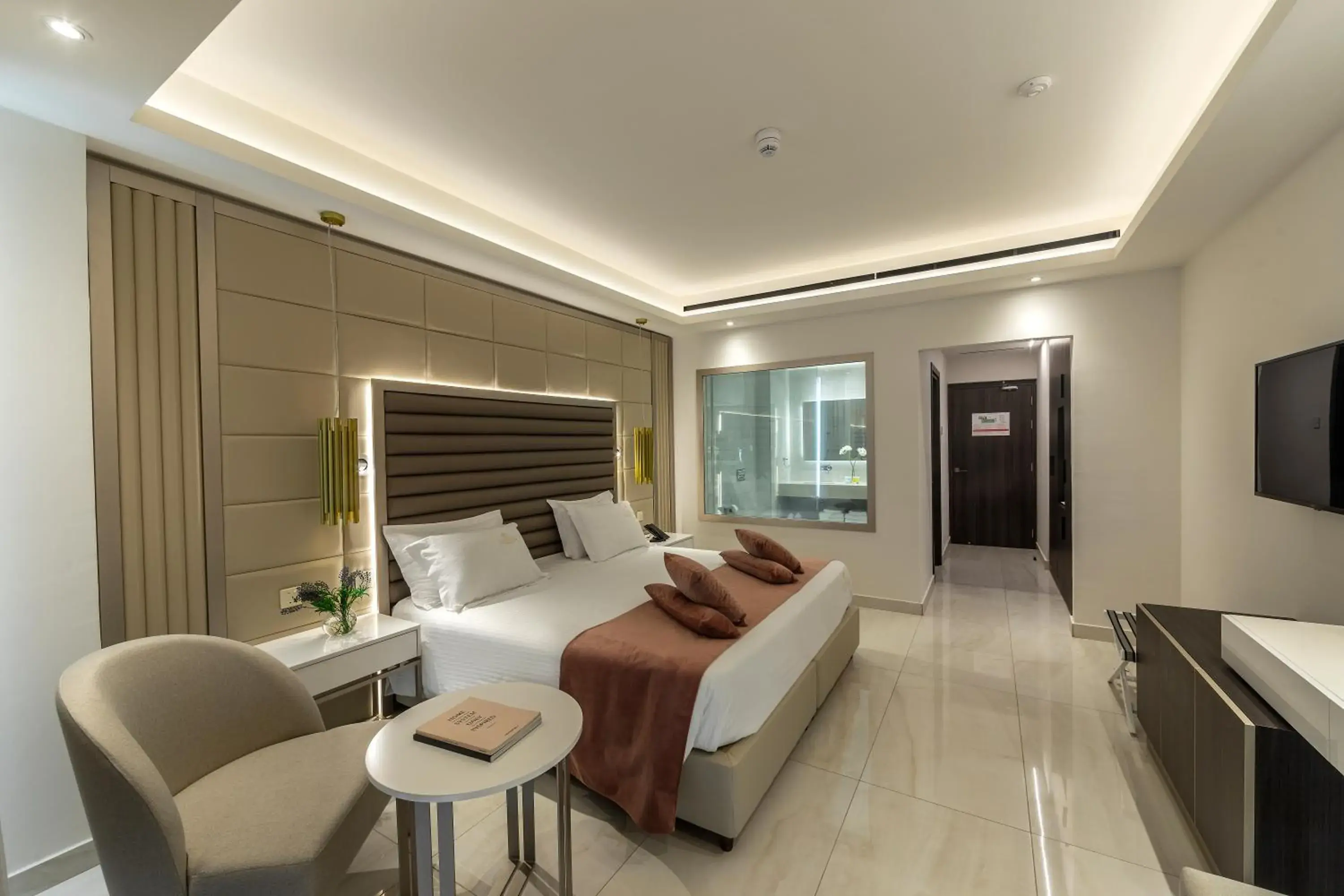 Bed in Chrysomare Beach Hotel & Resort Bed in Chrysomare Beach Hotel & Resort