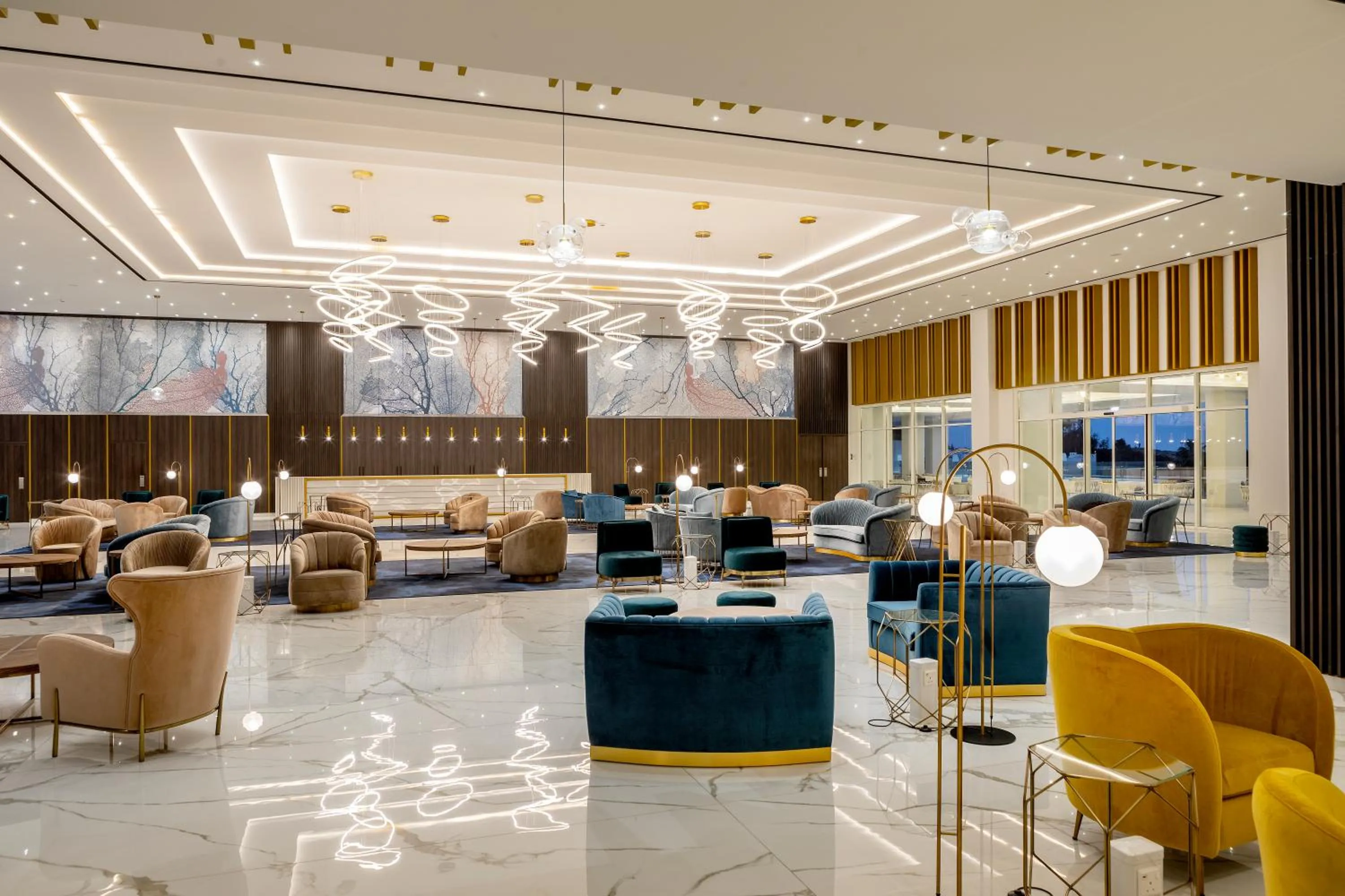 Lobby or reception in Chrysomare Beach Hotel & Resort