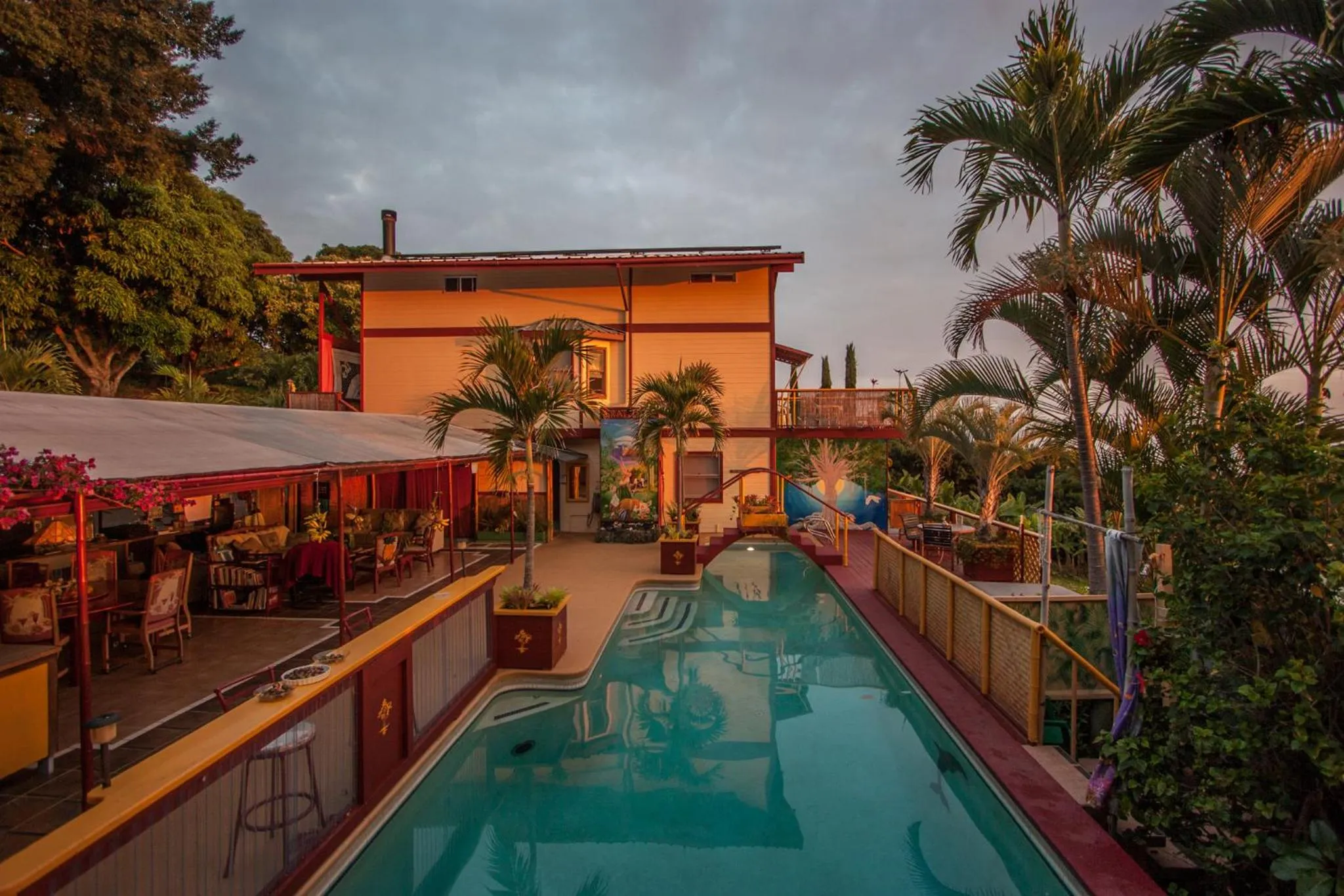 Swimming pool in Banyan Tree Sanctuary Guest House