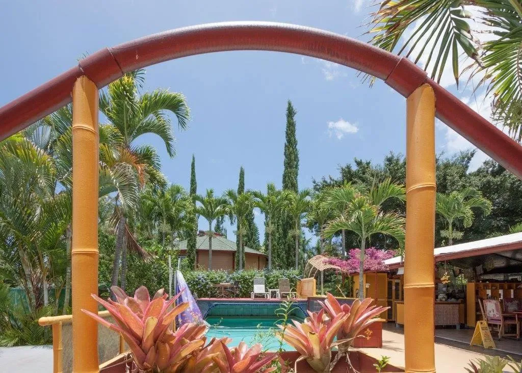 Patio in Banyan Tree Sanctuary Guest House