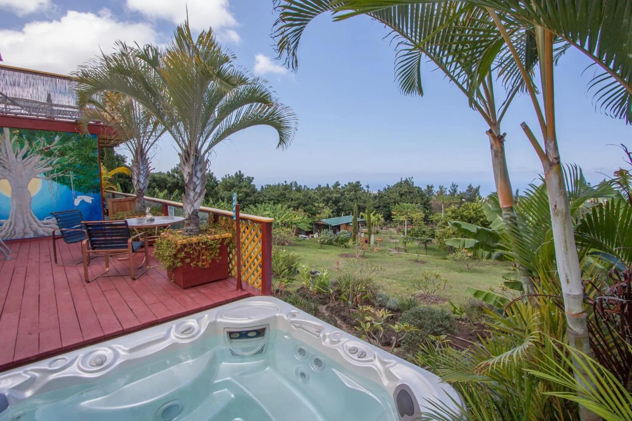 Garden in Banyan Tree Sanctuary Guest House