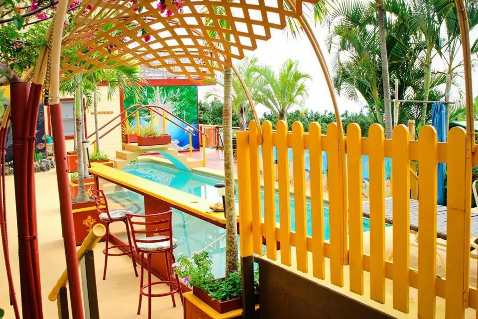 Patio in Banyan Tree Sanctuary Guest House