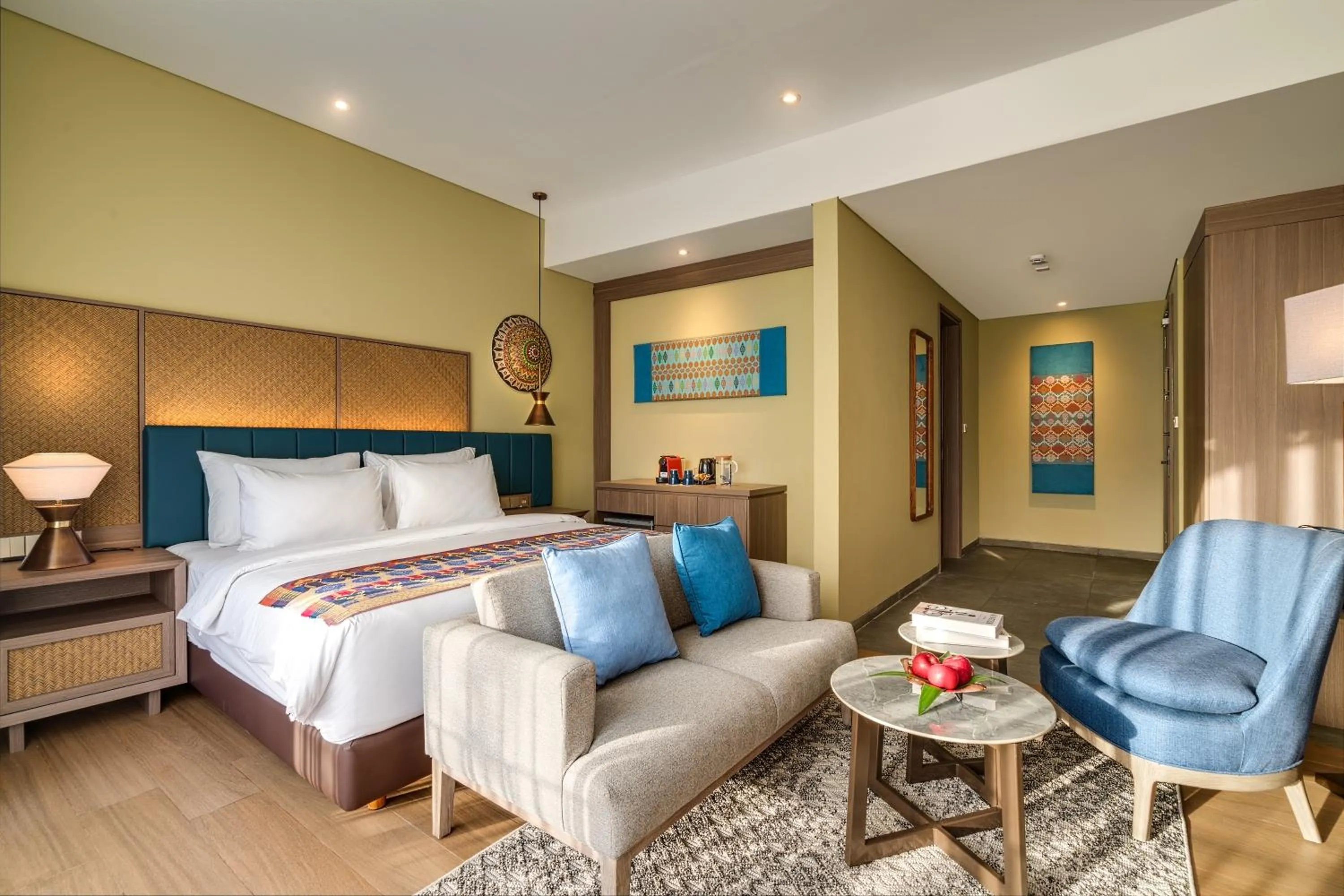 Bathroom, Bed in Sima Hotel Kuta Lombok