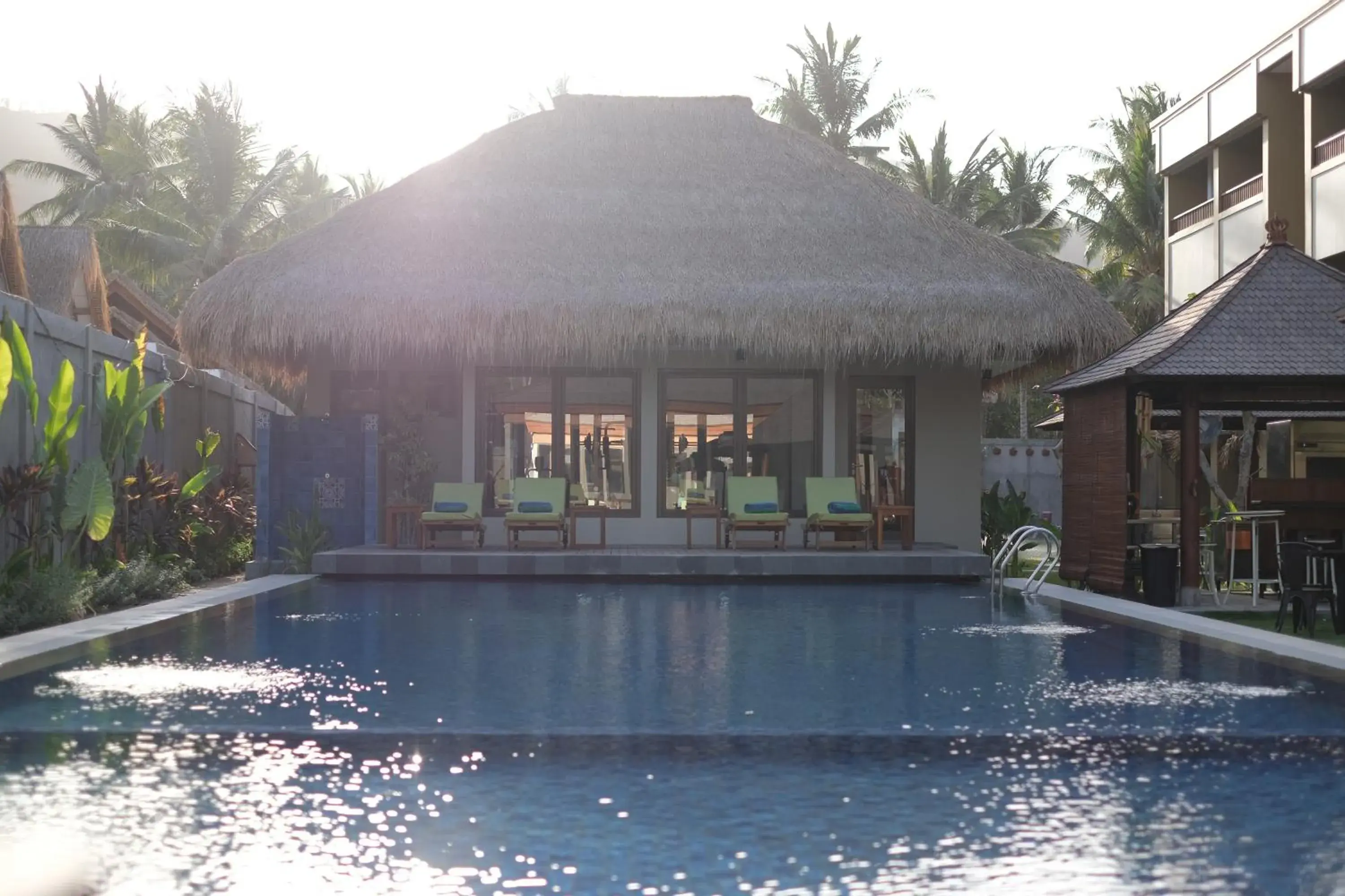 Swimming pool in Sima Hotel Kuta Lombok Swimming pool in Sima Hotel Kuta Lombok