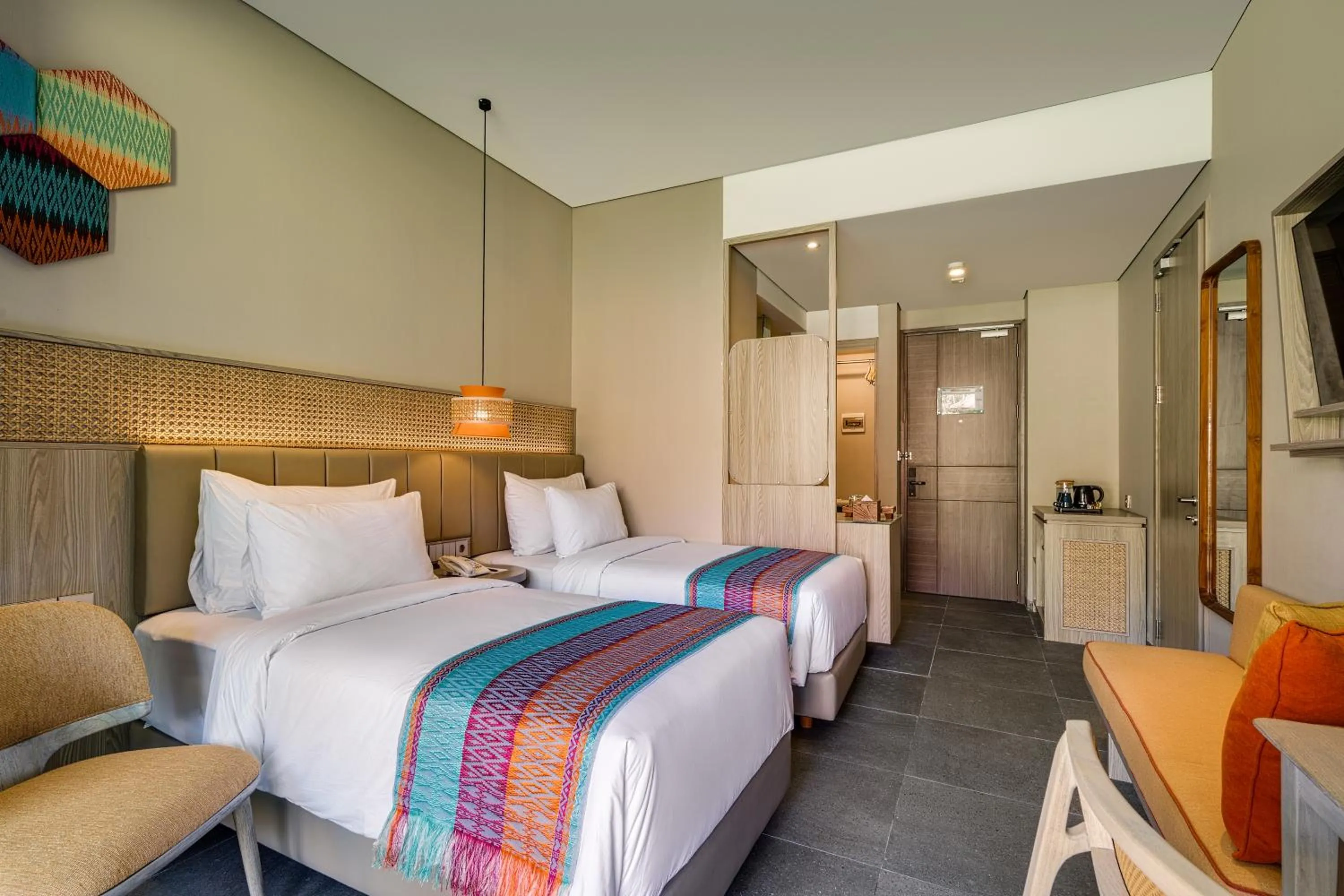 Bedroom, Bed in Sima Hotel Kuta Lombok