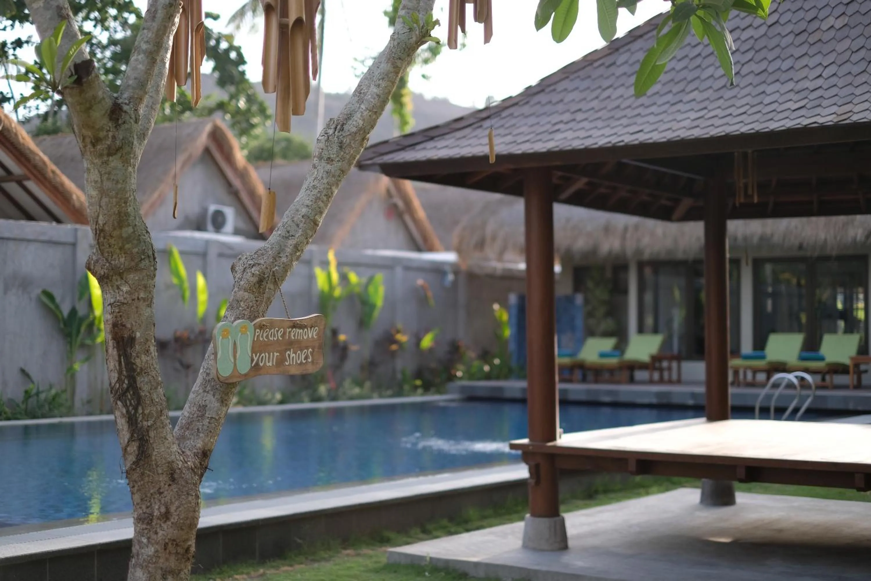 Swimming pool in Sima Hotel Kuta Lombok