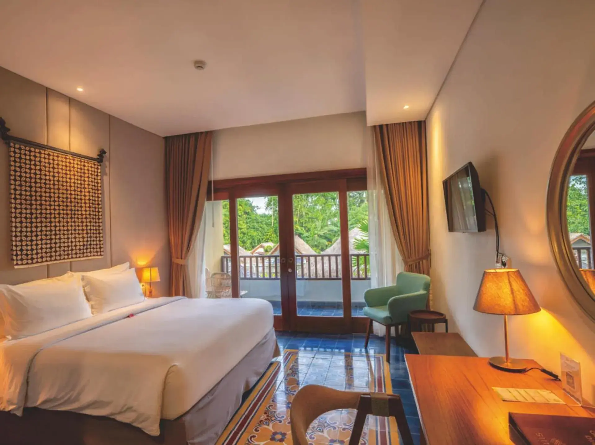 Bedroom, Bed in Sima Hotel Kuta Lombok Bedroom, Bed in Sima Hotel Kuta Lombok