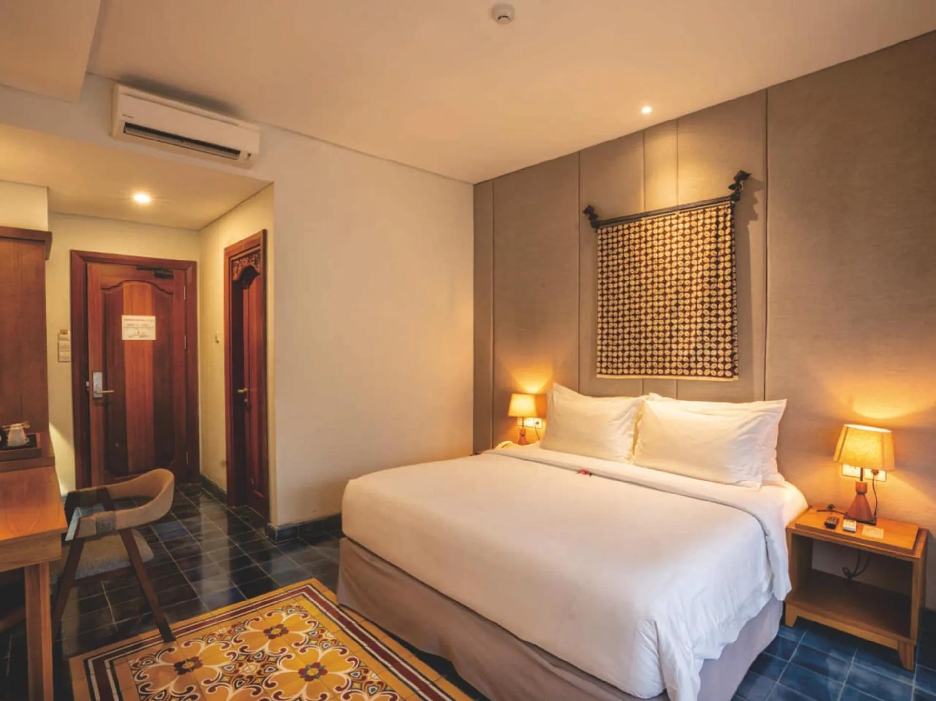 Bedroom, Bed in Sima Hotel Kuta Lombok