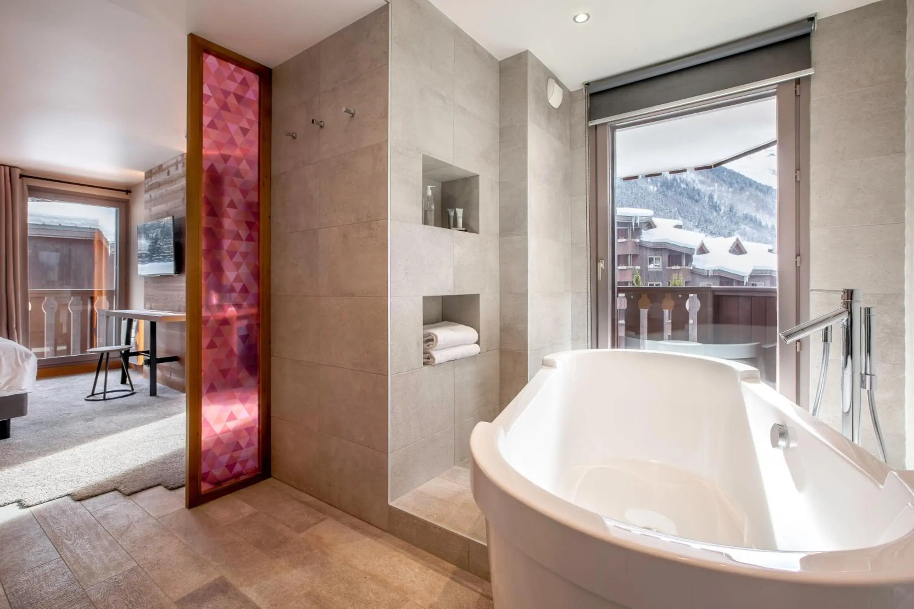 Bathroom in Lykke Hôtel & Spa Chamonix - ex Mercure Bathroom in Lykke Hôtel & Spa Chamonix - ex Mercure